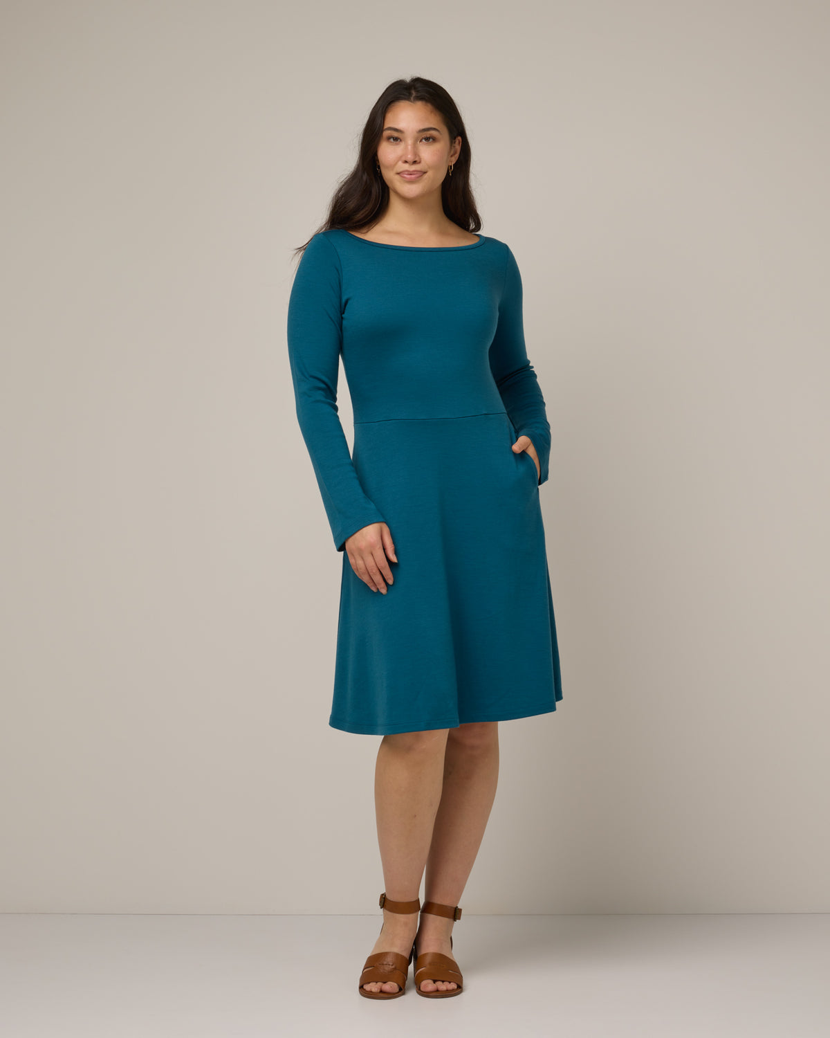 Marnie Merino Wool Bell Sleeve Dress