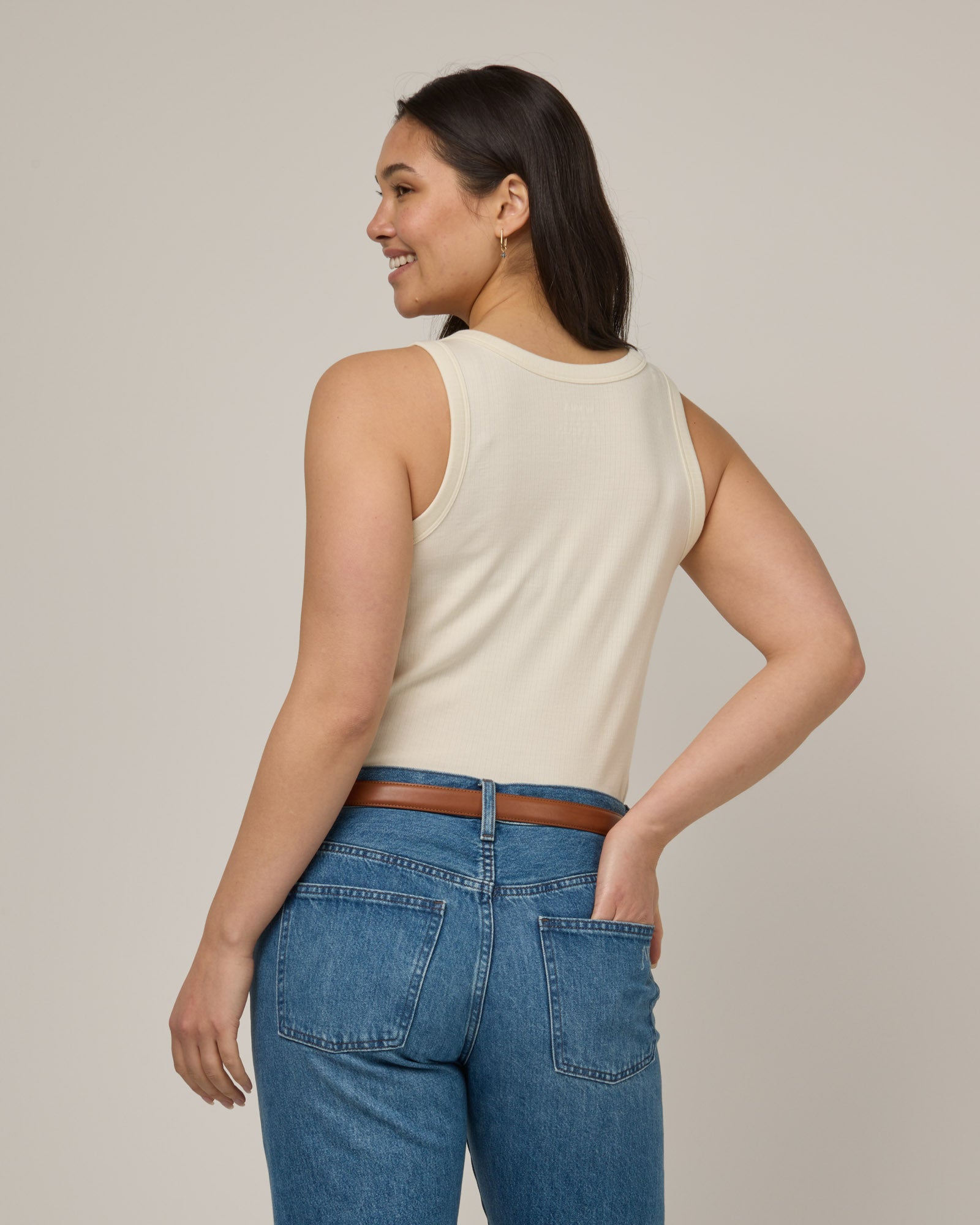 Lily Ribbed Tank