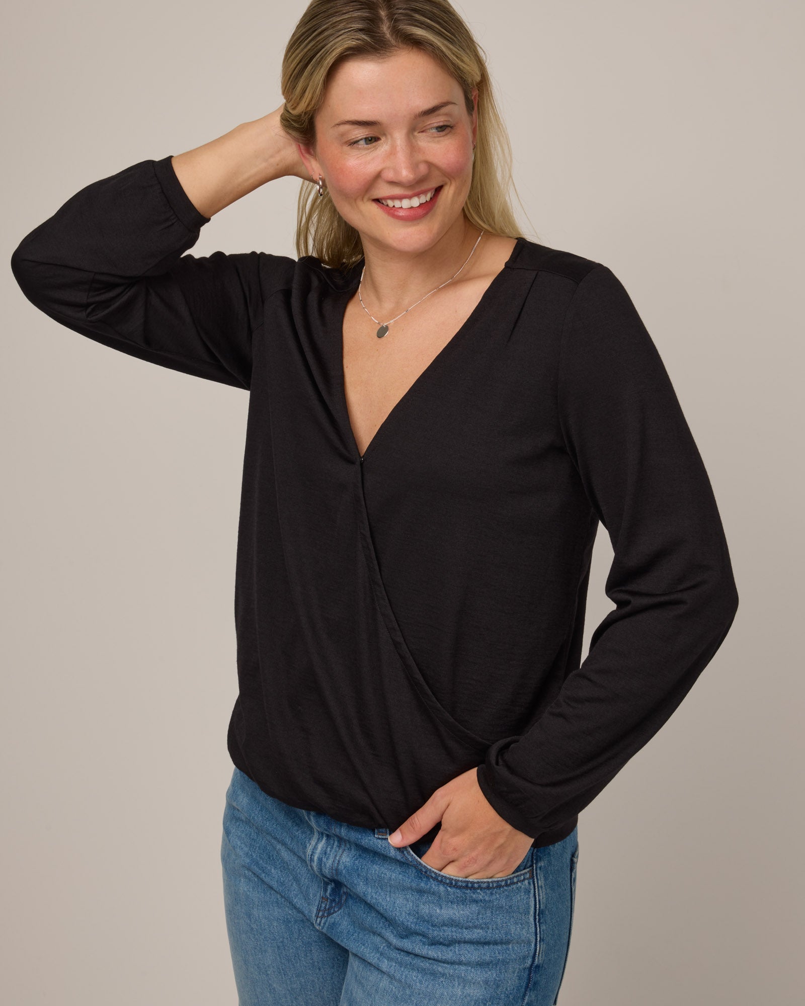 Diana Surplice Top
