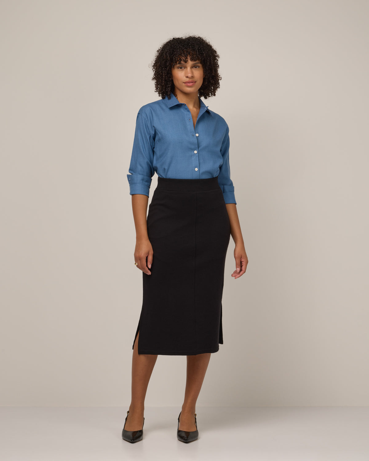 Jackson Wool Midi Skirt