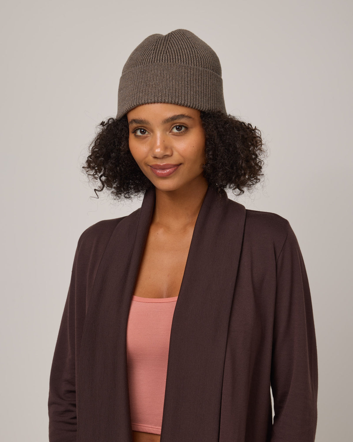 Rory Merino Wool Ribbed Beanie - Brown Heather – Rory Ribbed 