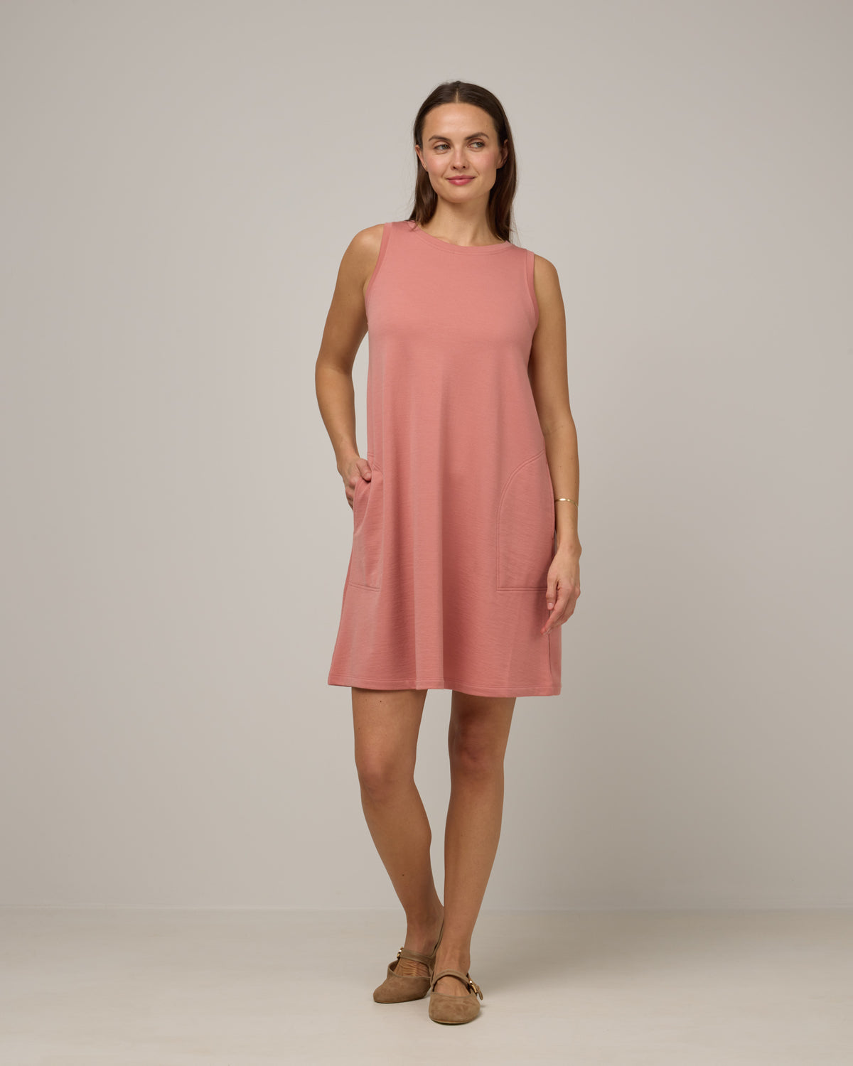 Sierra Merino Wool Tank Dress - Vintage Rose – Sierra Tank Dress