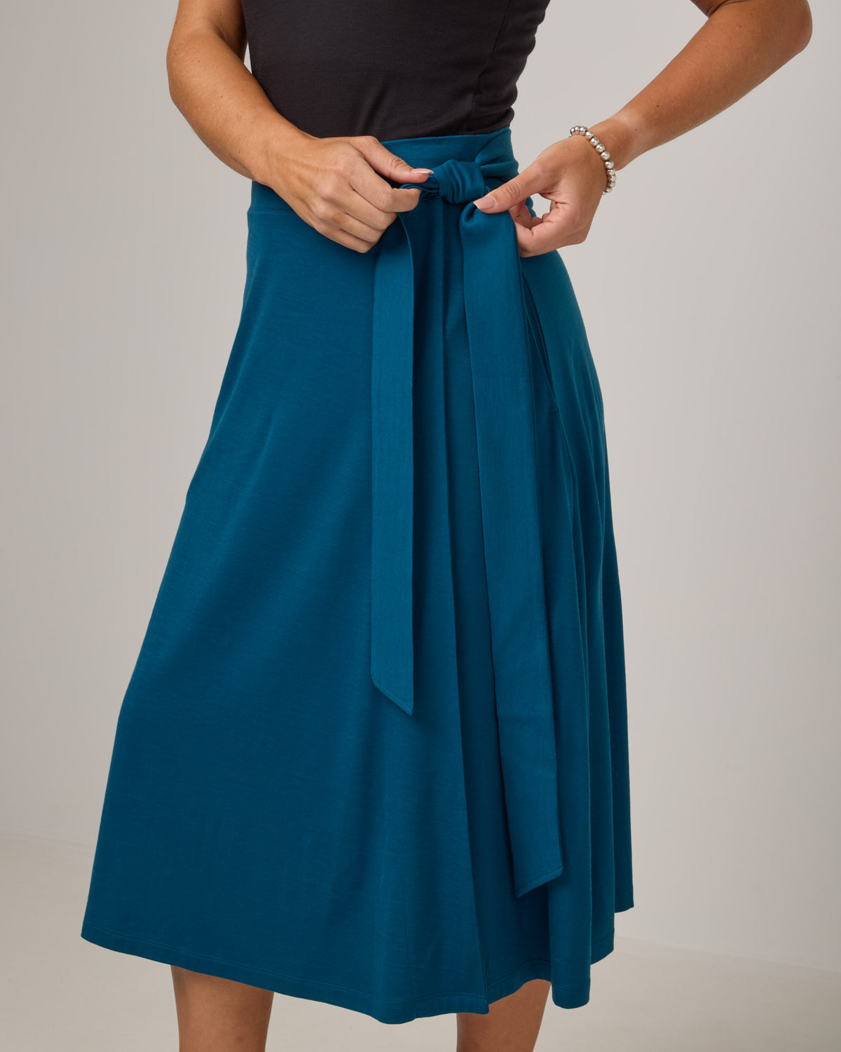 Skye Merino Wool Wrap Skirt
