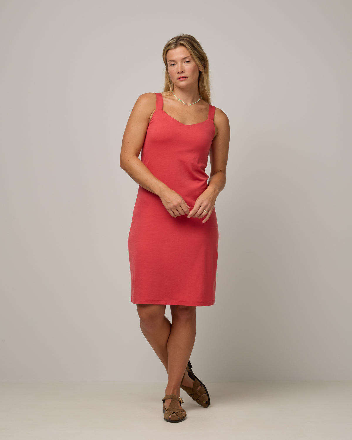 Tessa Merino Wool Shelf Bra Dress - Fruit Punch Tessa Merino Wool Shelf Bra Dress - Fruit Punch