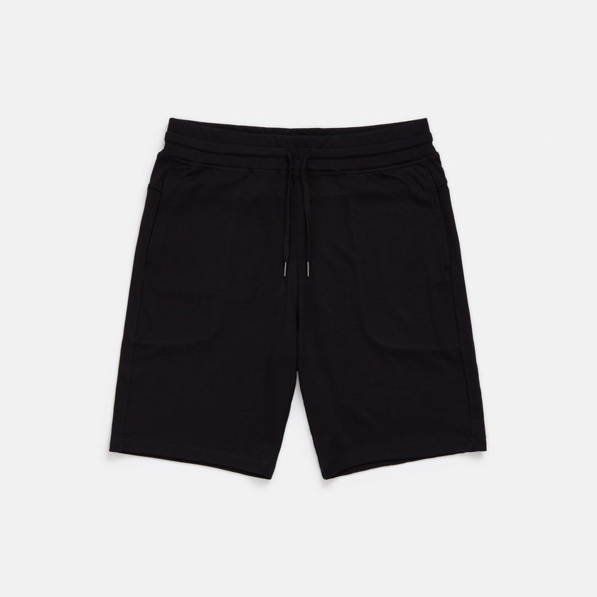 Men's Merino Wool Interlock Short | Black – Knit Shorts | wool&