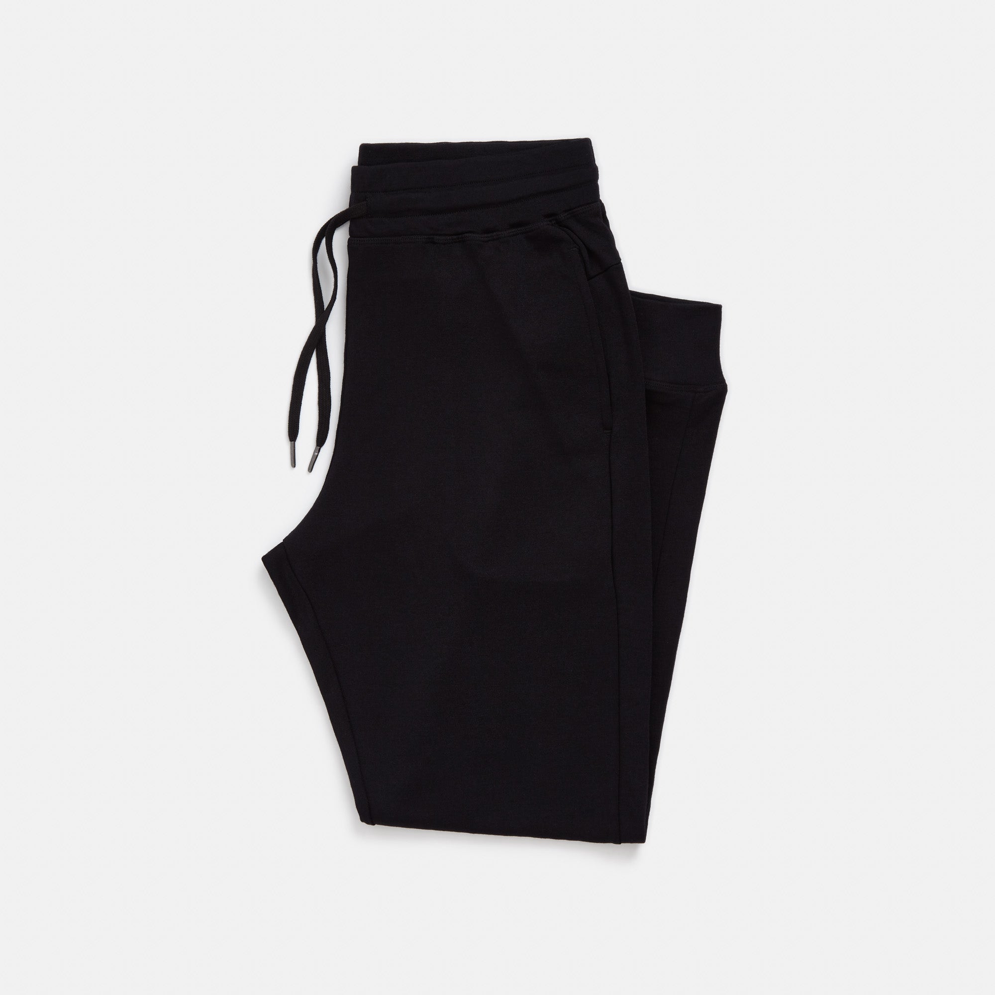 Men's Merino Wool Interlock Jogger - Black – Men's Joggers | wool&
