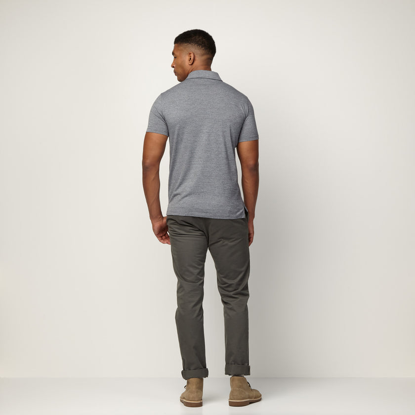 model-spec: Micah is 6'1", 185 lbs, and wears size L