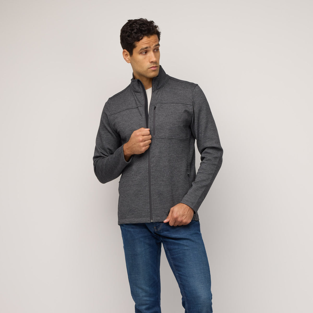 Men's Ponte Full-Zip Jacket
