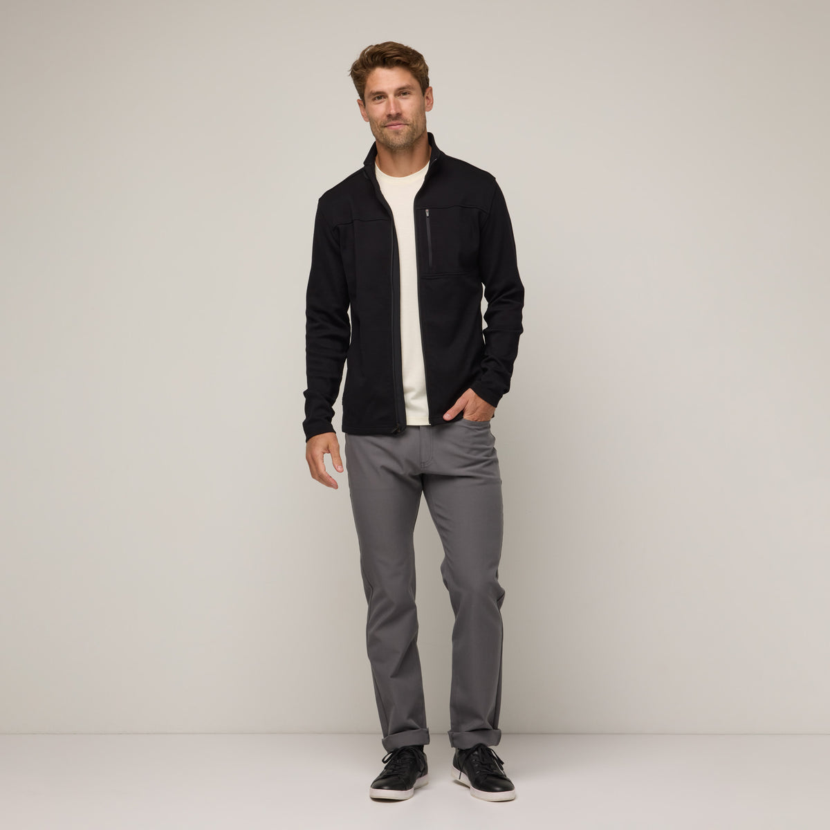 Men's Ponte Full-Zip Jacket