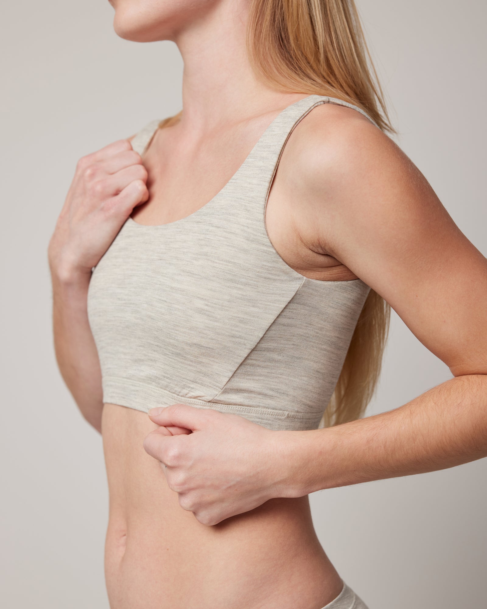 model-spec:Petra's bust is 33.75", and she wears a size XS