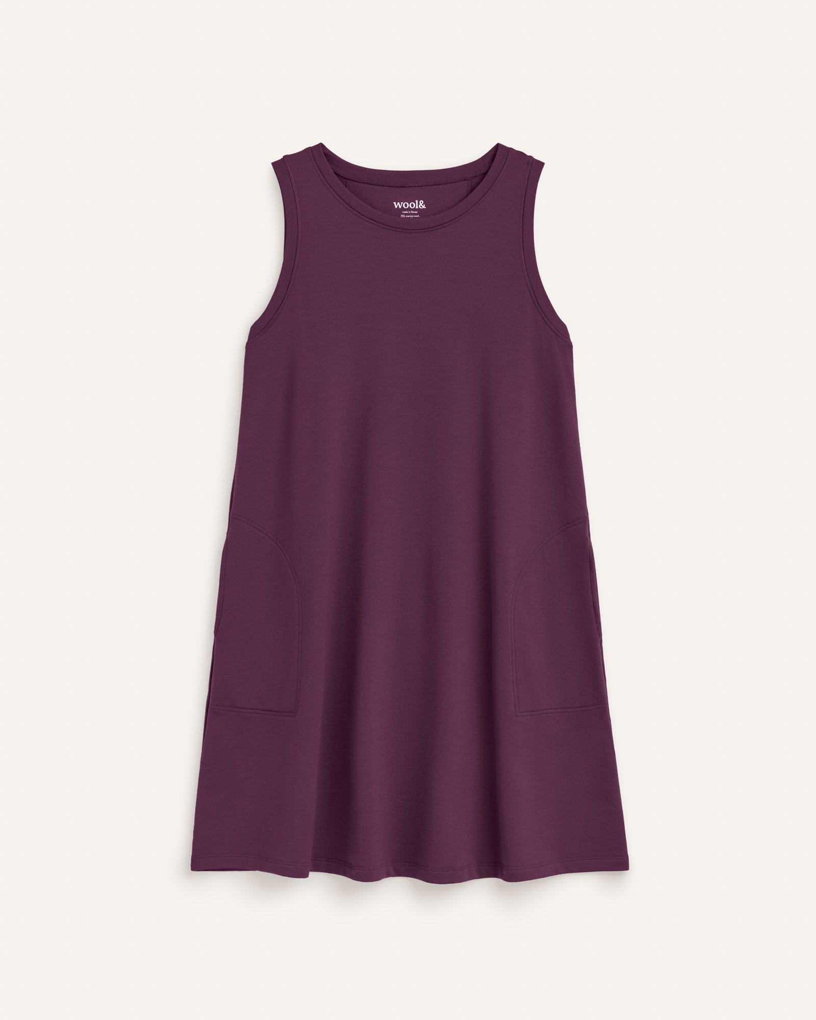 Sierra Merino Wool Tank Dress - Marionberry Sierra Merino Wool Tank Dress - Marionberry