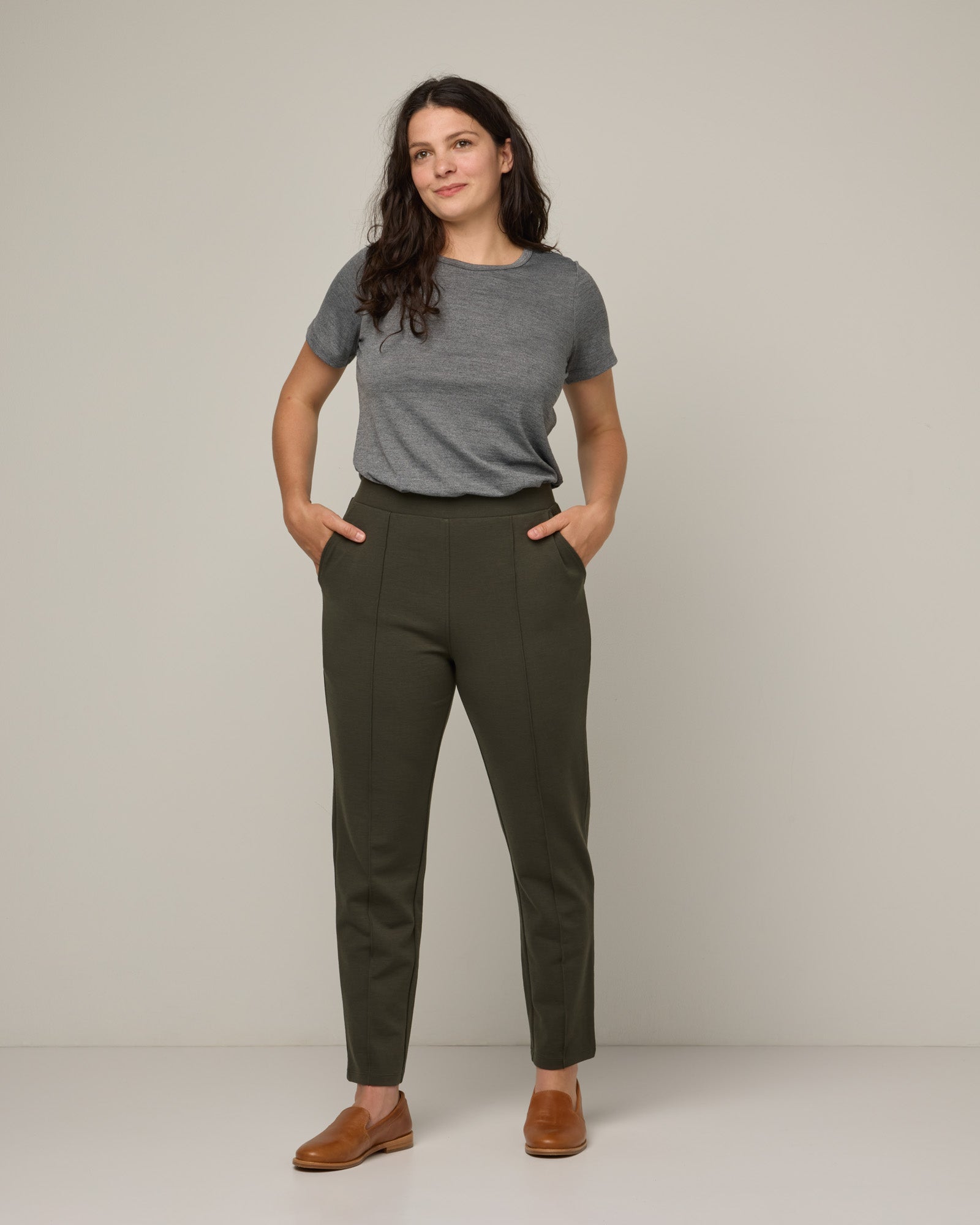 Twilight Merino Wool Sleep Pant - Black - wool&