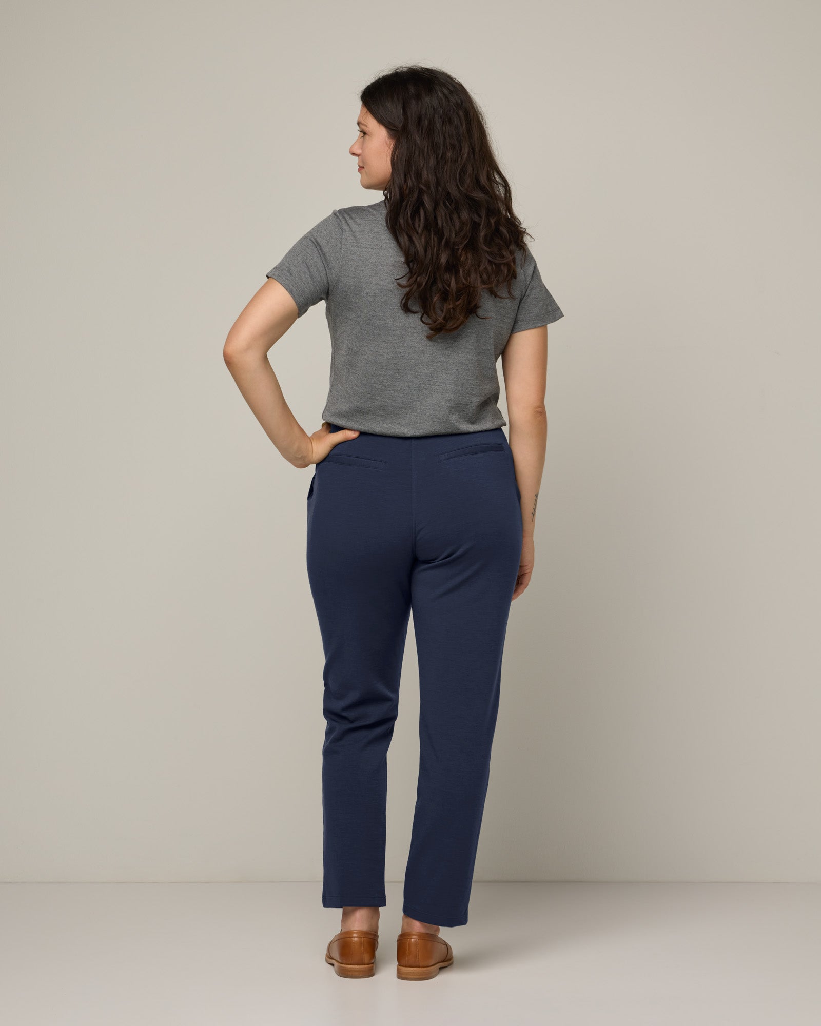 Rosso Straight Ponte Pant