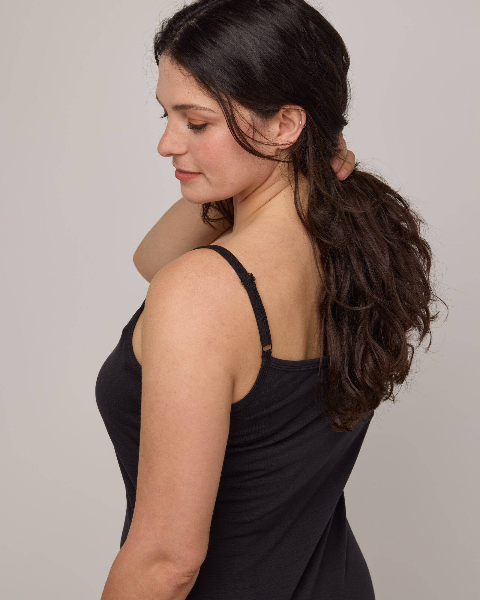Roam Merino Wool Cami Slip - Black – Roam Cami Slip | wool&