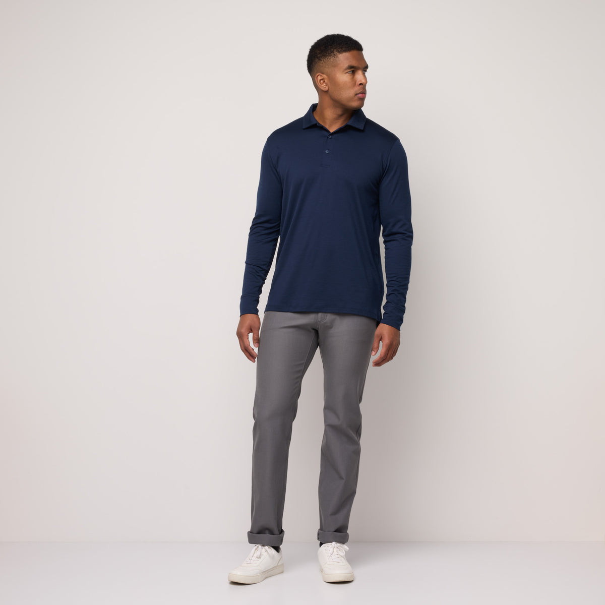 Men's Signature Long Sleeve Polo