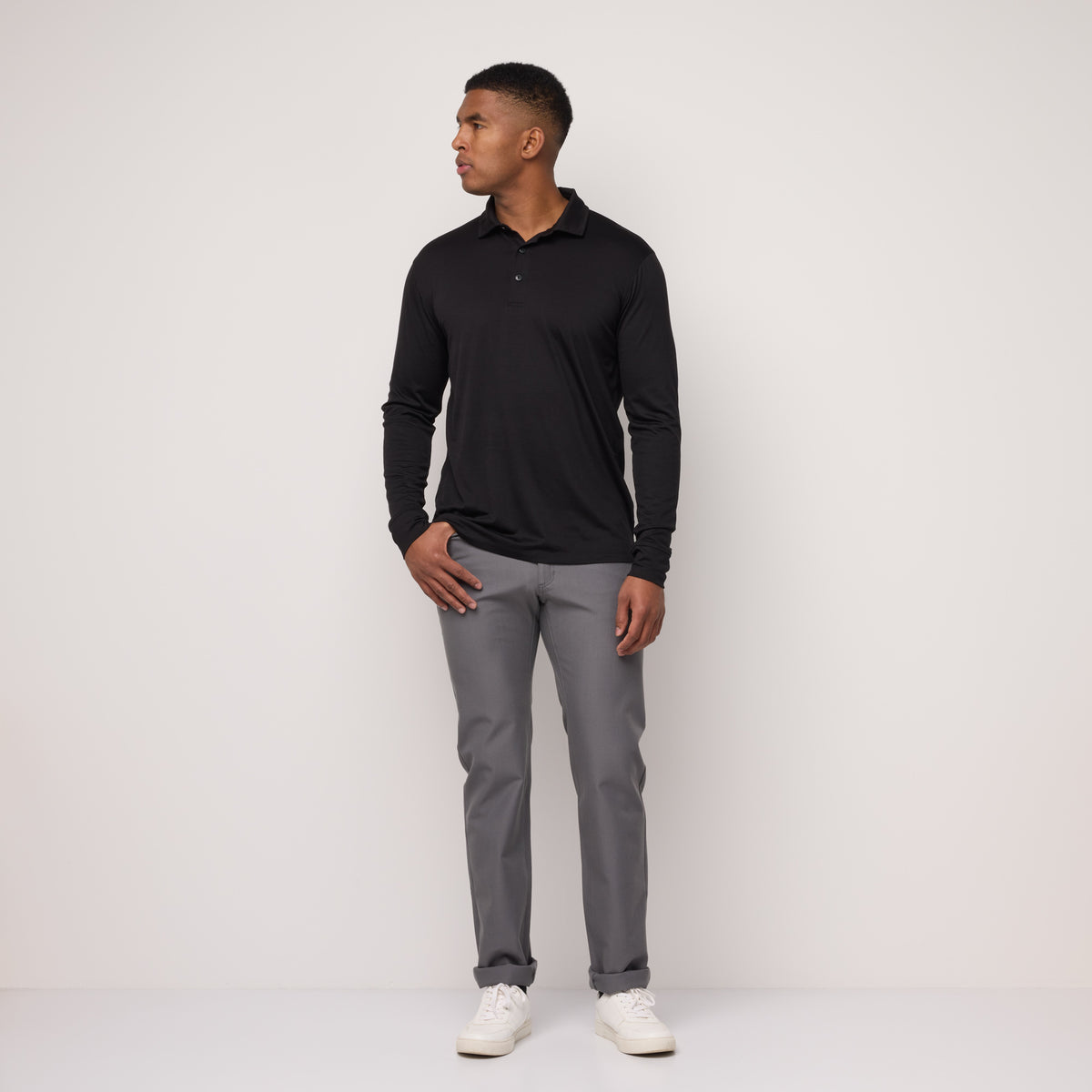 Men's Signature Long Sleeve Polo