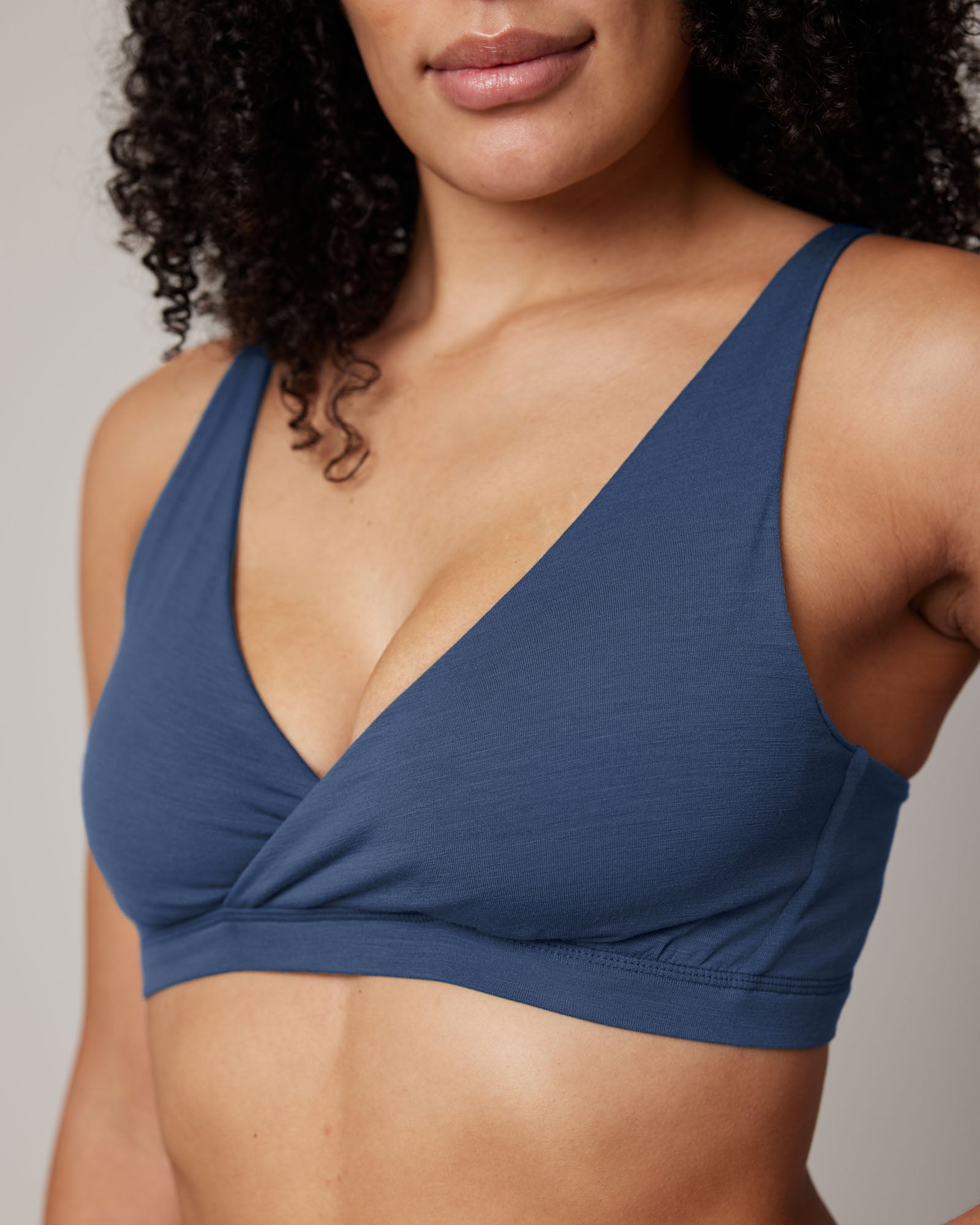 model-spec:Jazzmine's bust is 35.75", and she wears a size M