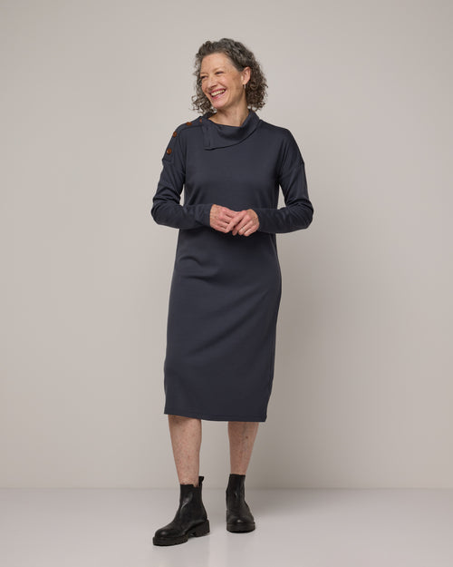 Interlock Rebecca Cowl Neck Dress