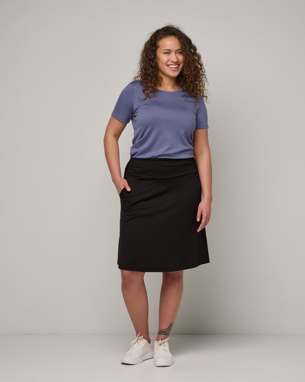 Mid Weight 100% Wool Flared Skirt Leggings 