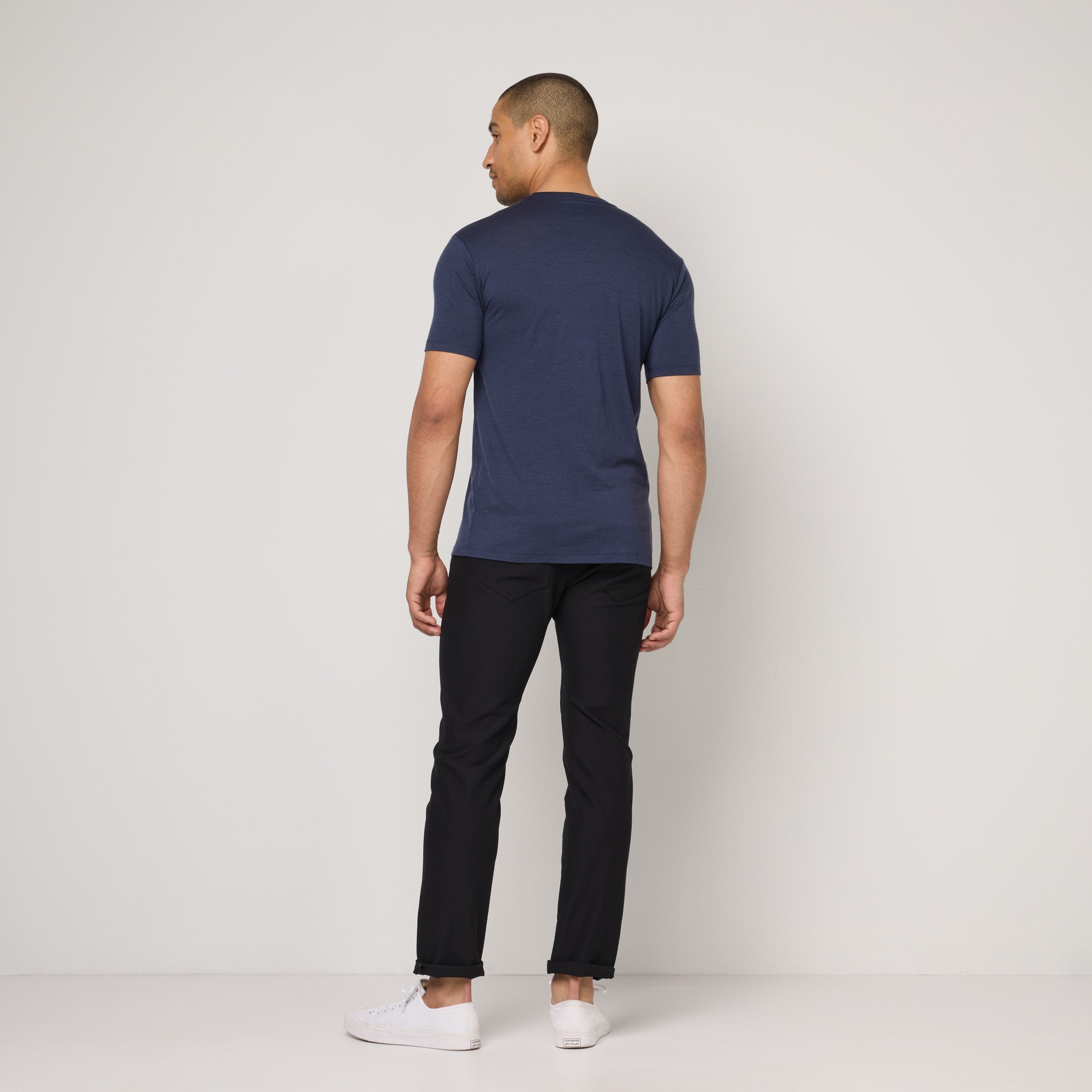 Men's 100% Wool Crew Neck Tee