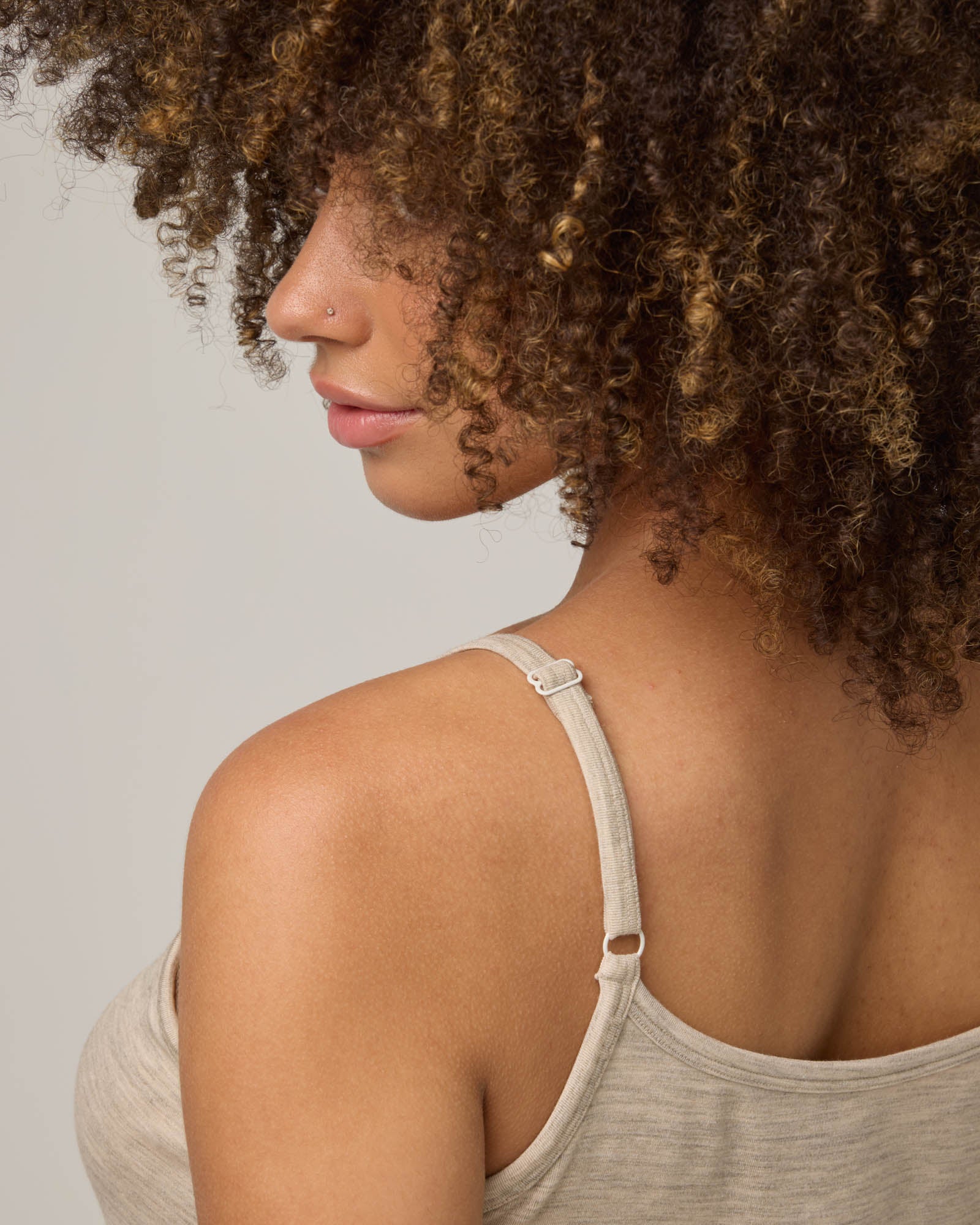 Roam Merino Wool Cami Slip - Oatmeal Heather – Roam Cami Slip | wool&