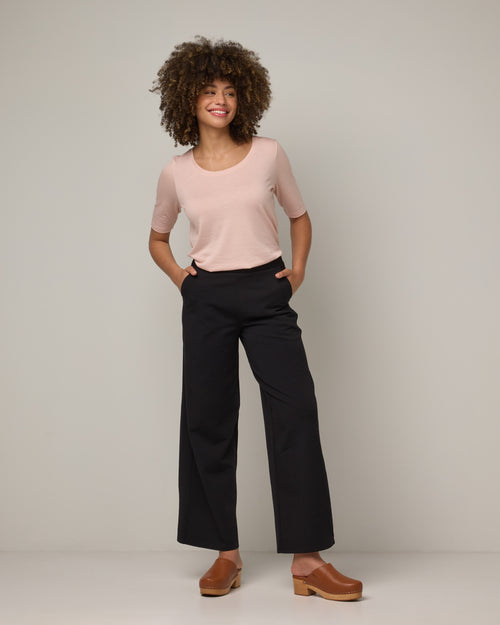 Ponte Lane Wide Leg Ponte Pant