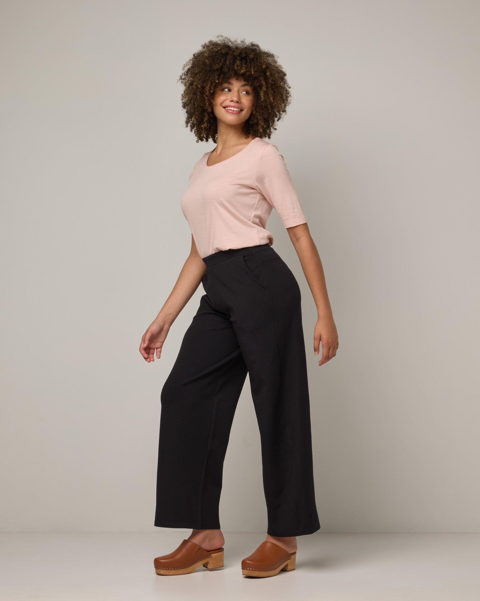 Lane Wide Leg Ponte Pant