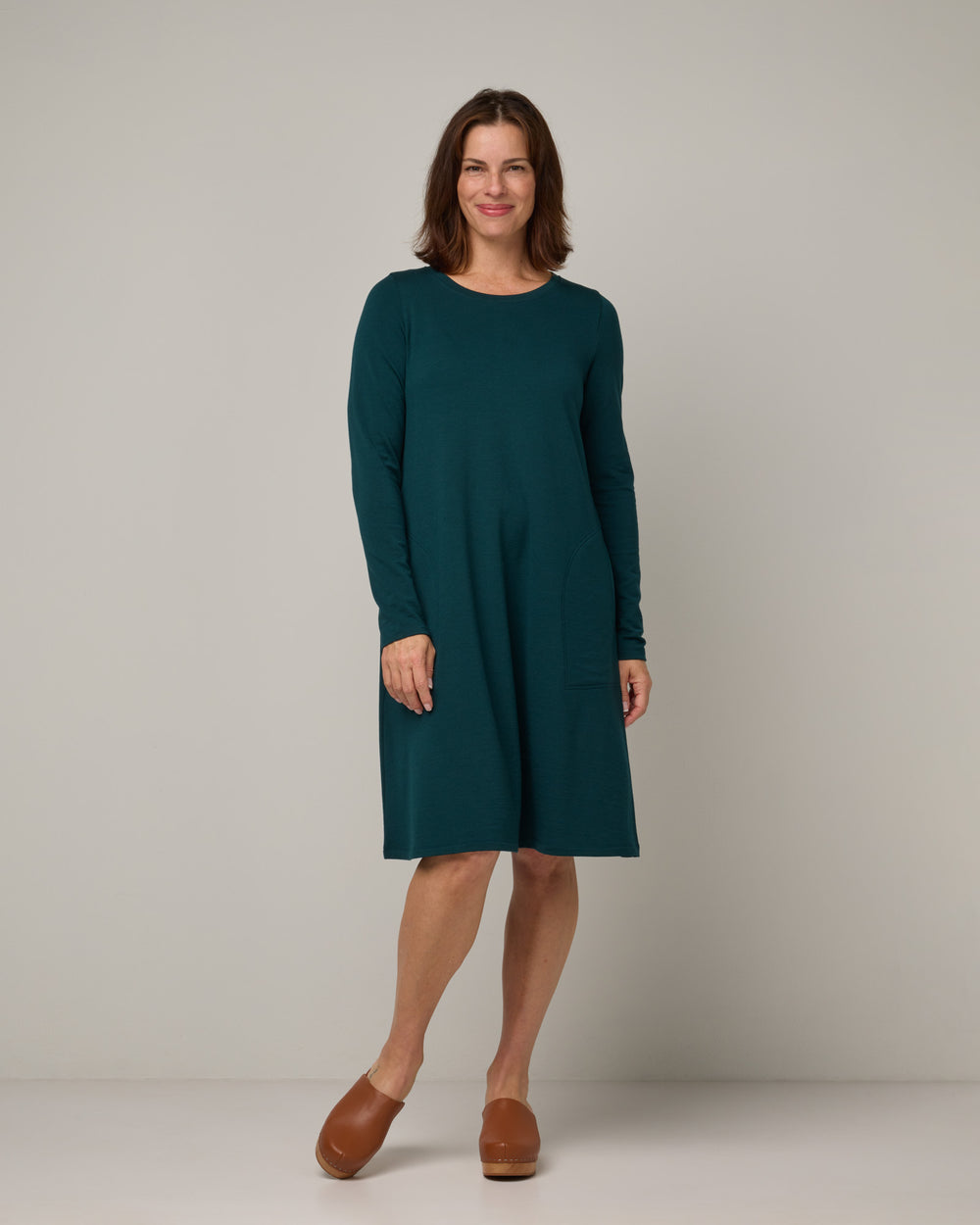 Eliza Merino Wool Swing Dress