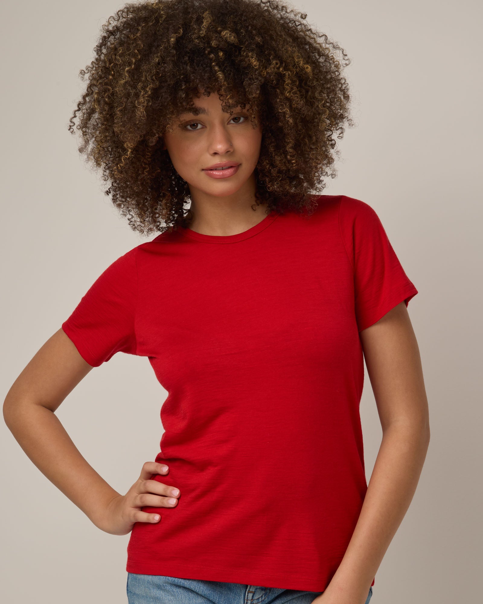 Cara 100% Wool Fitted Tee