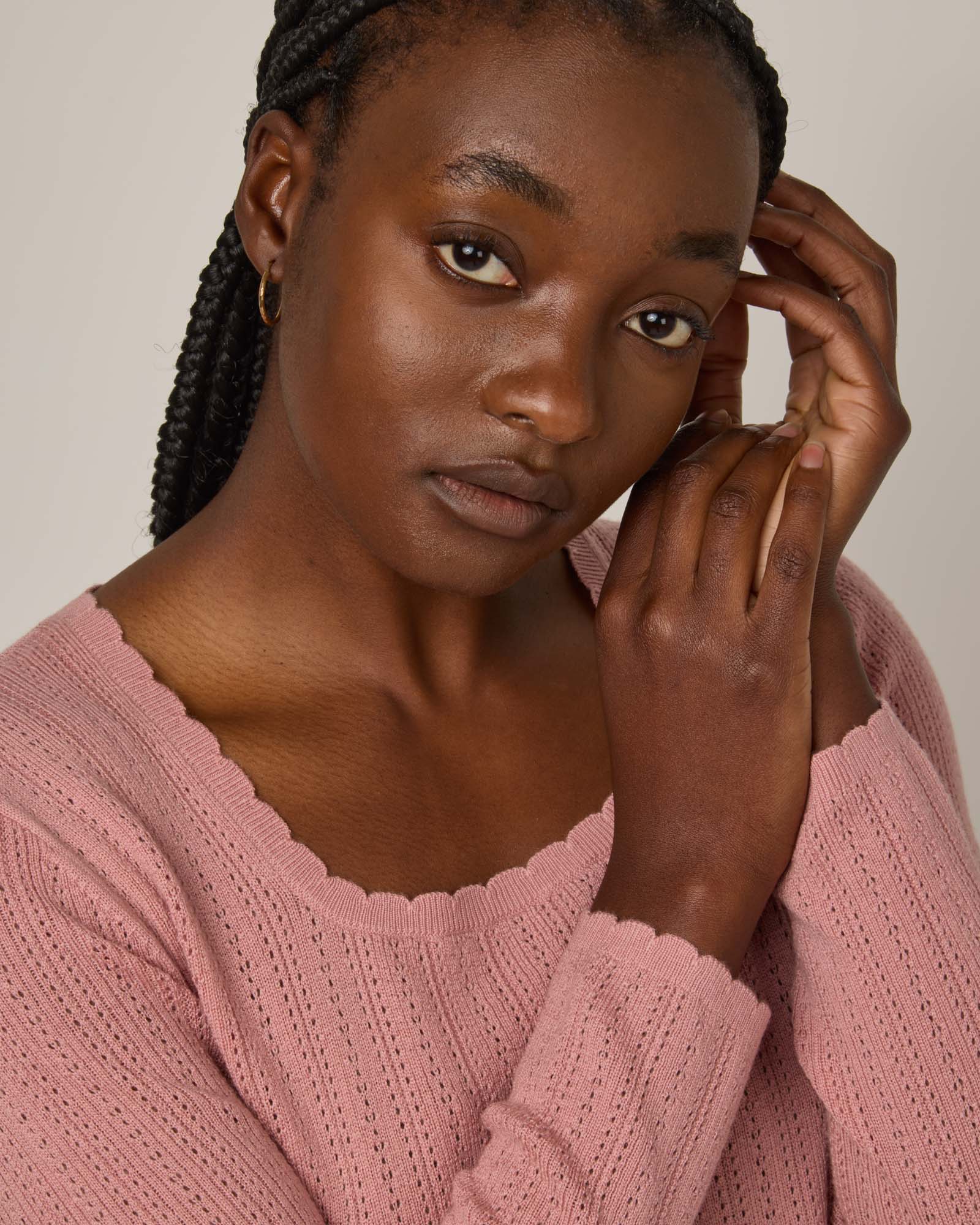 Daisy Pointelle Sweater