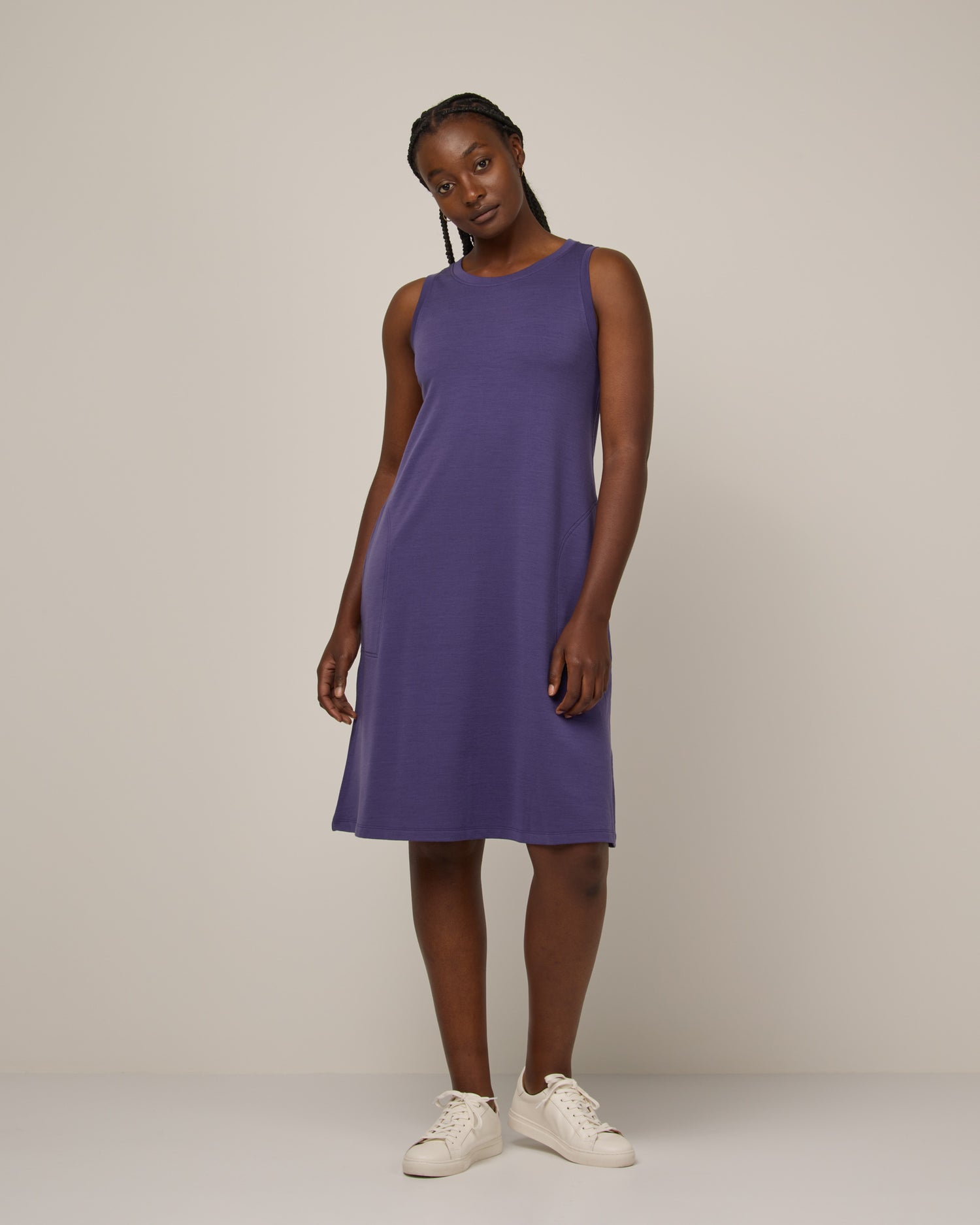 Sierra Merino Wool Tank Dress - Iris Blue – Sierra Tank Dress