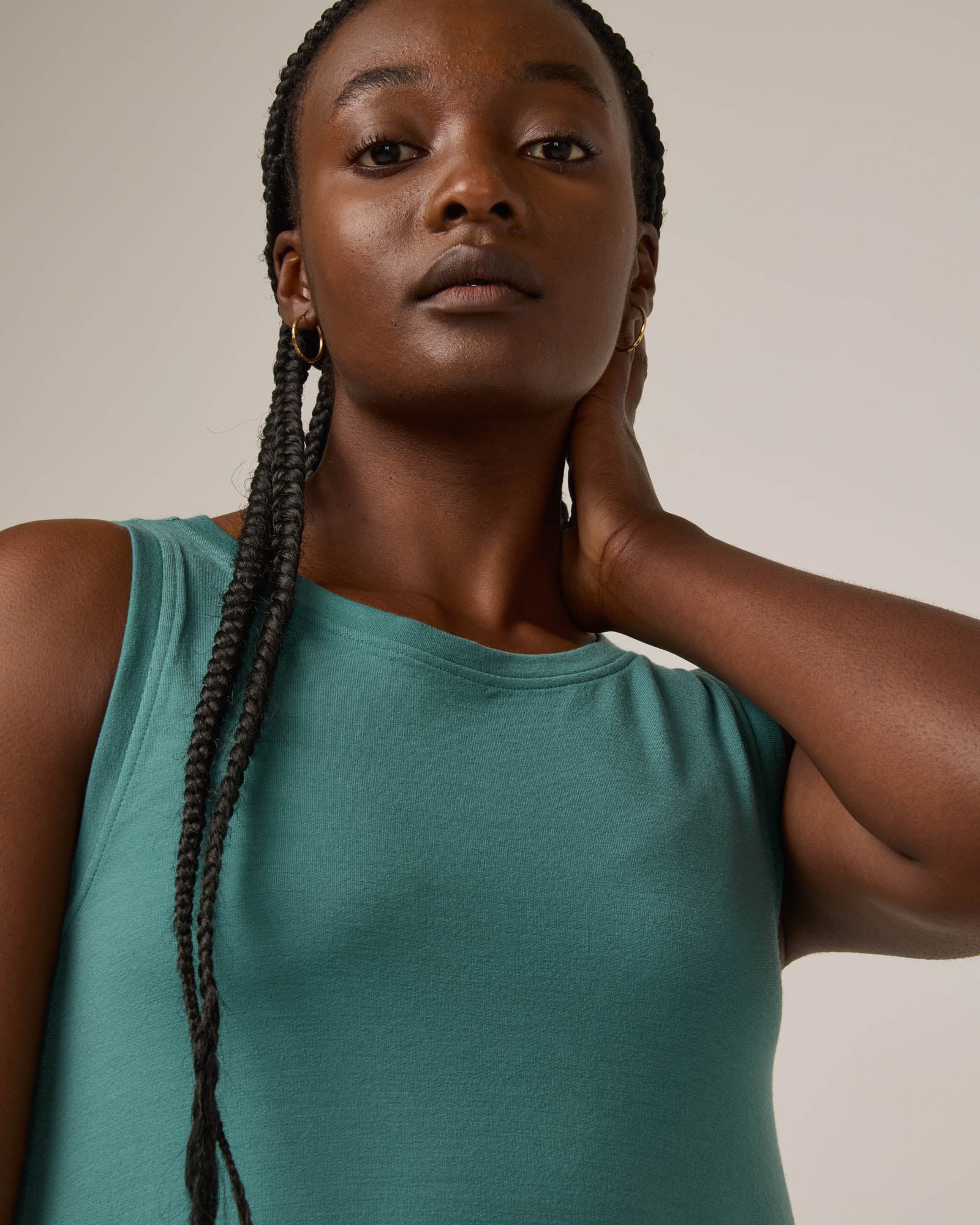 Sierra Merino Wool Tank Dress - Silver Jade – Sierra Tank Dress