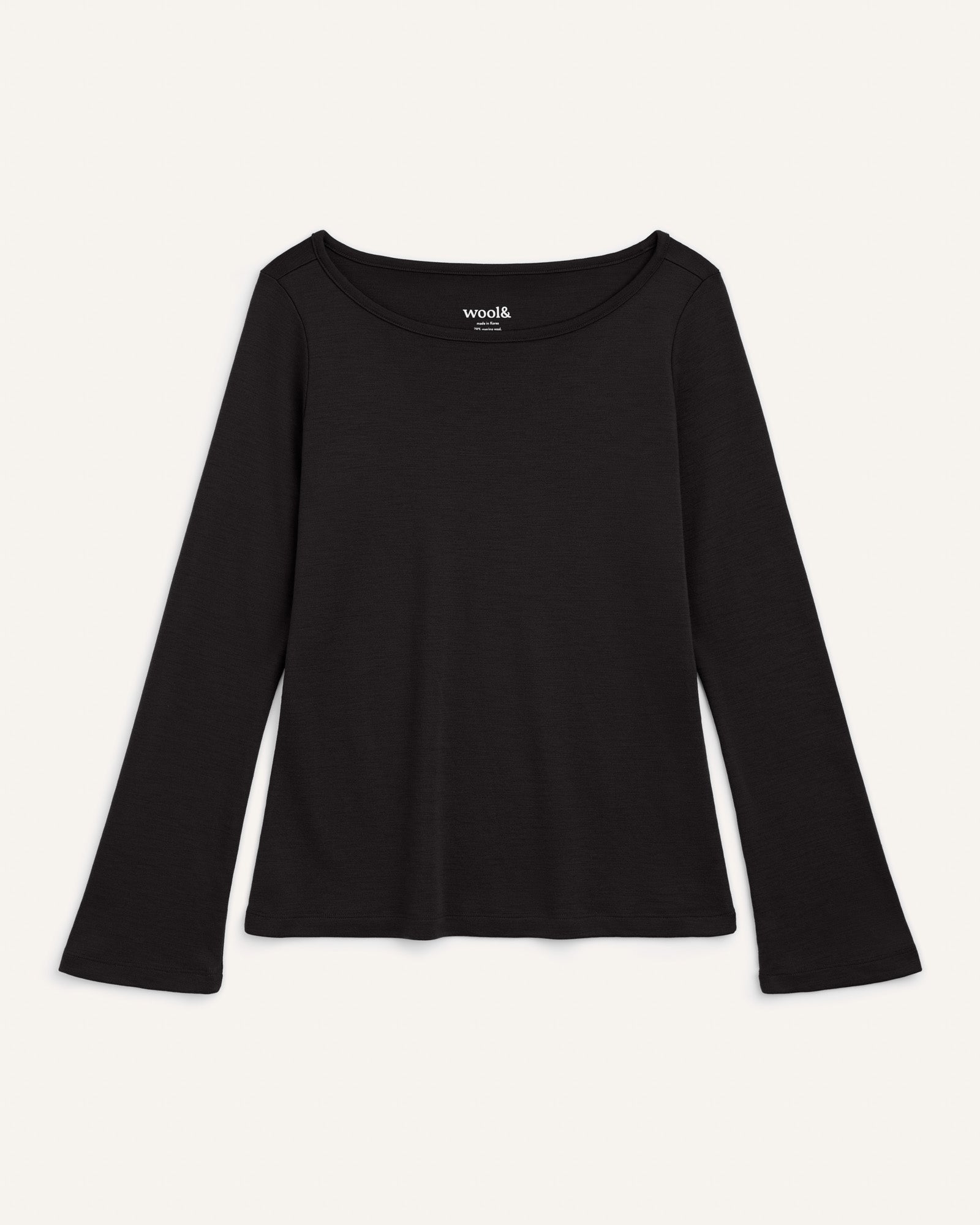 Merino Wool Tee(Brown) E1013624 | ELDORESO【OFFI