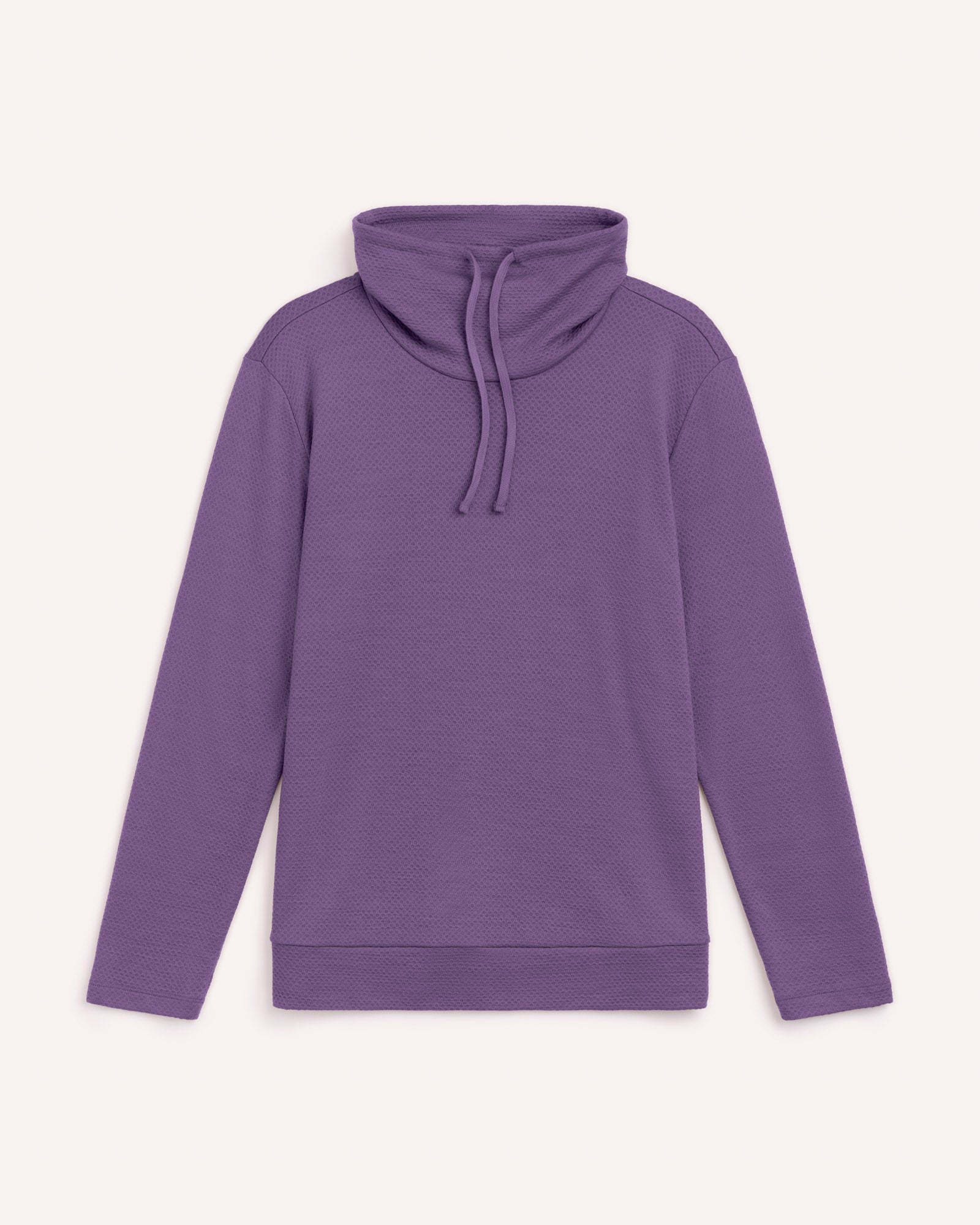 Tate Honeycomb Cowl Neck Top