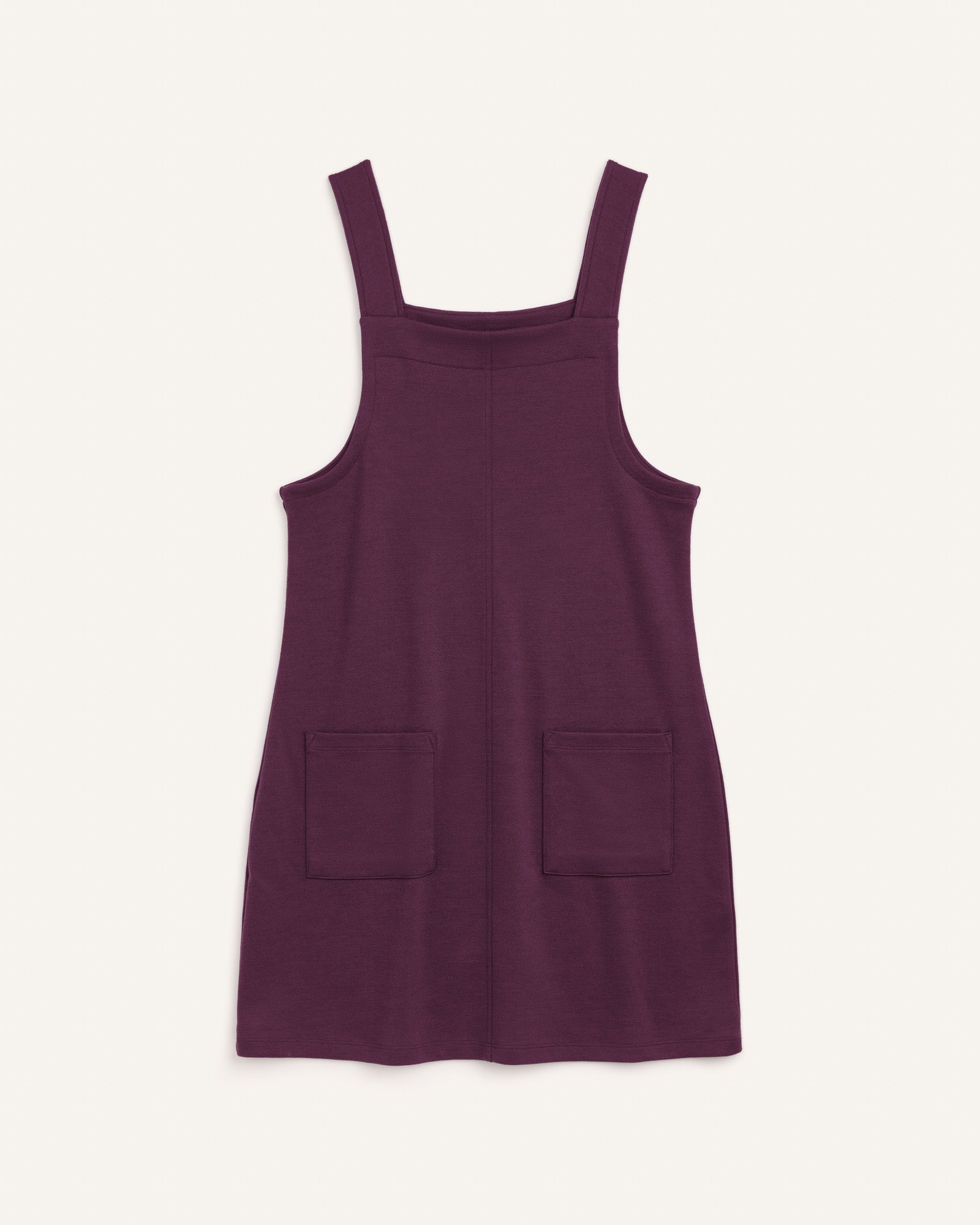 Goldie Merino Wool Pinafore Dress - Marionberry – Goldie Ponte