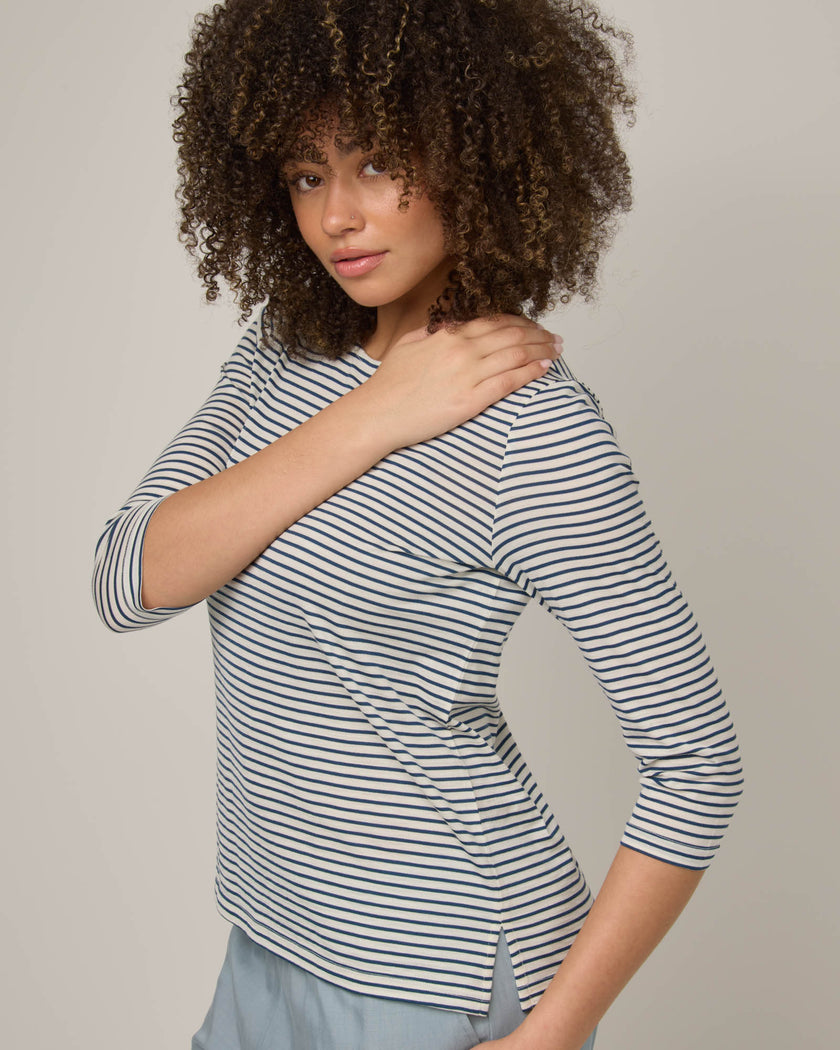 Colette Quarter-Sleeve Top