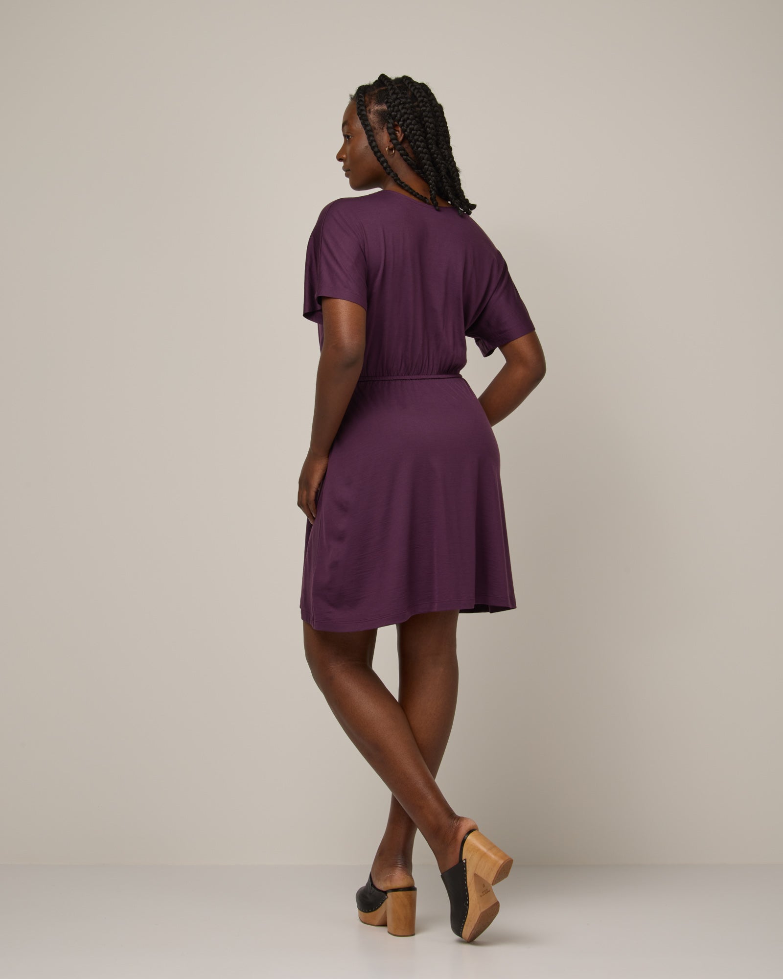 Brooklyn Merino Wool Reversible Dress Marionberry – Brooklyn