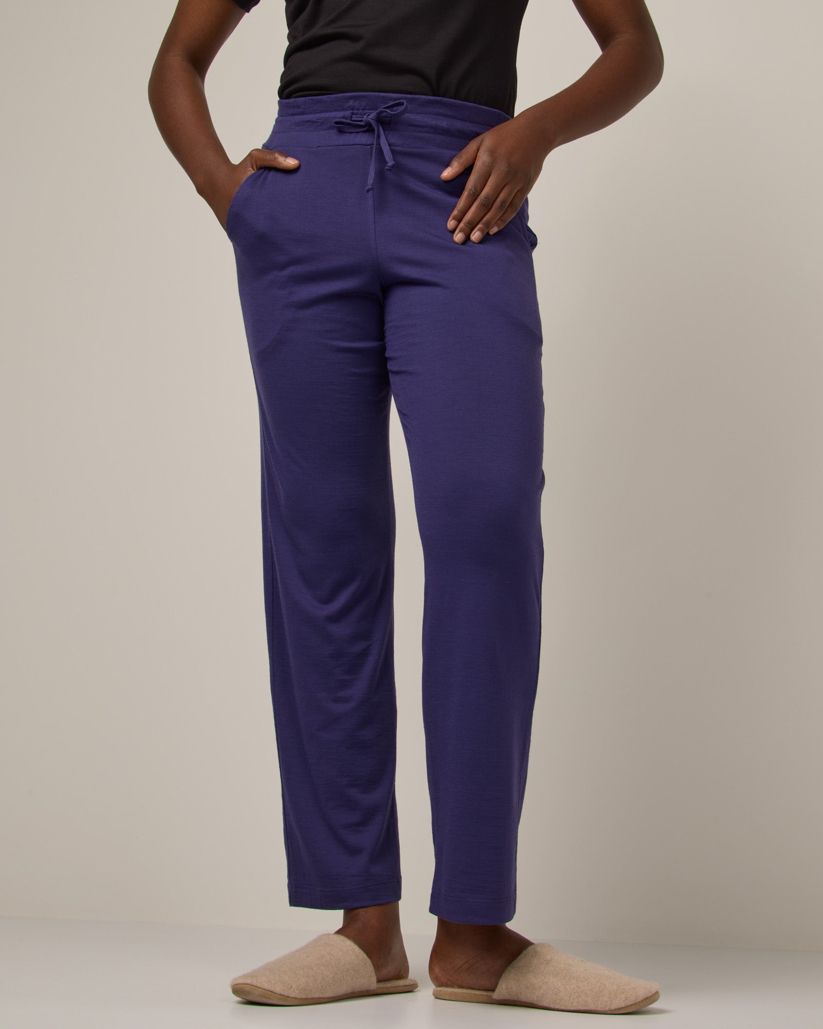Twilight Merino Wool Sleep Pant - Iris Blue – Twilight Sleep Pant