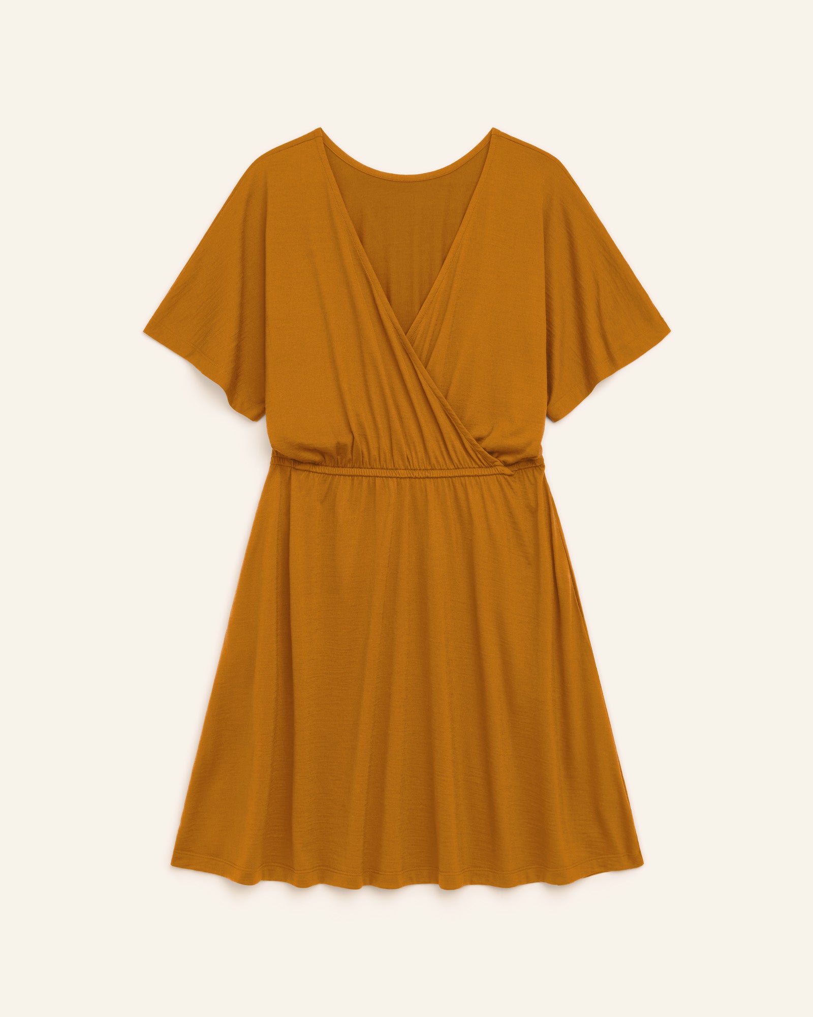 Brooklyn Reversible Merino Wool Dress - Ochre – Brooklyn