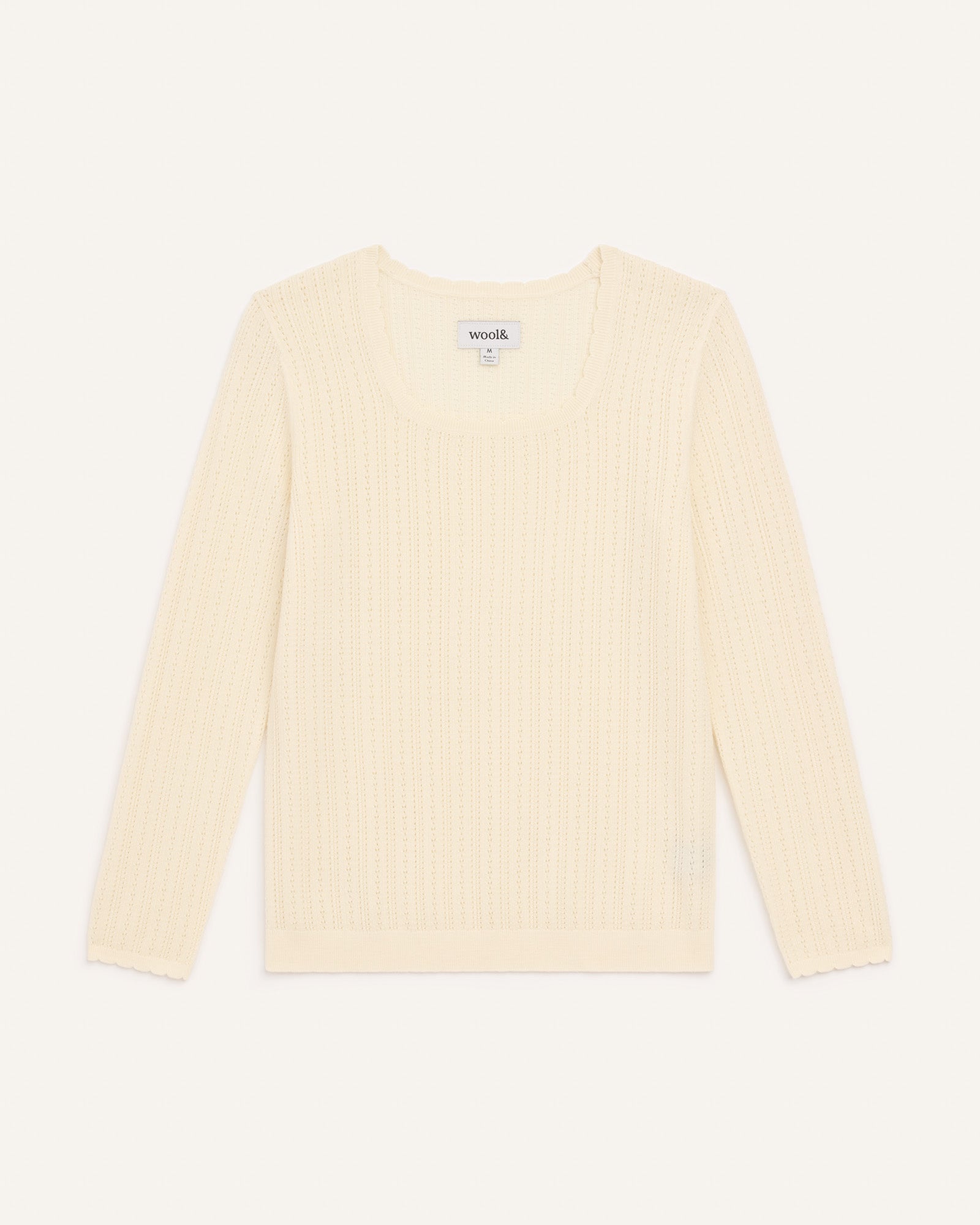 Daisy Pointelle Sweater