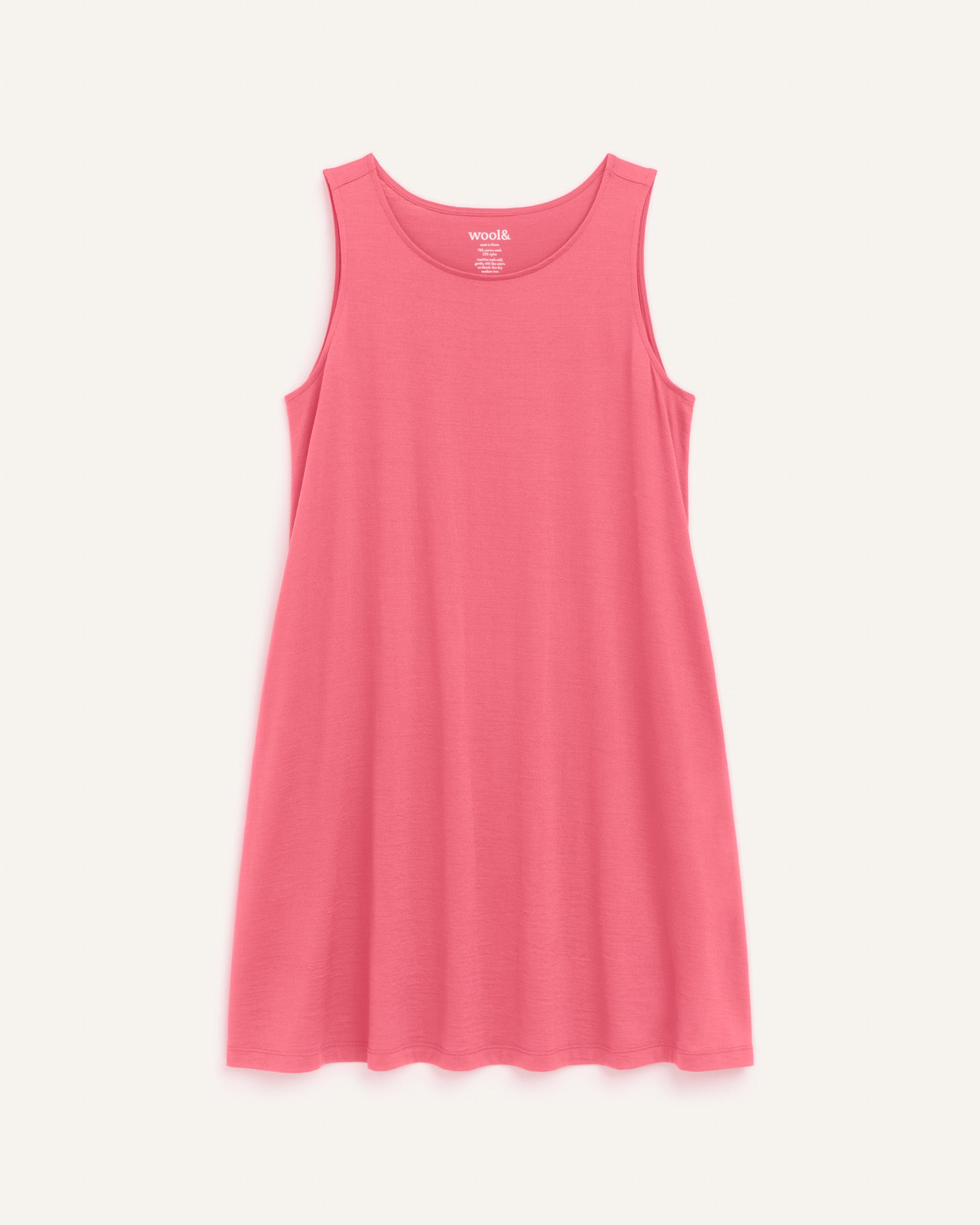 Camellia Merino Wool Tank Dress