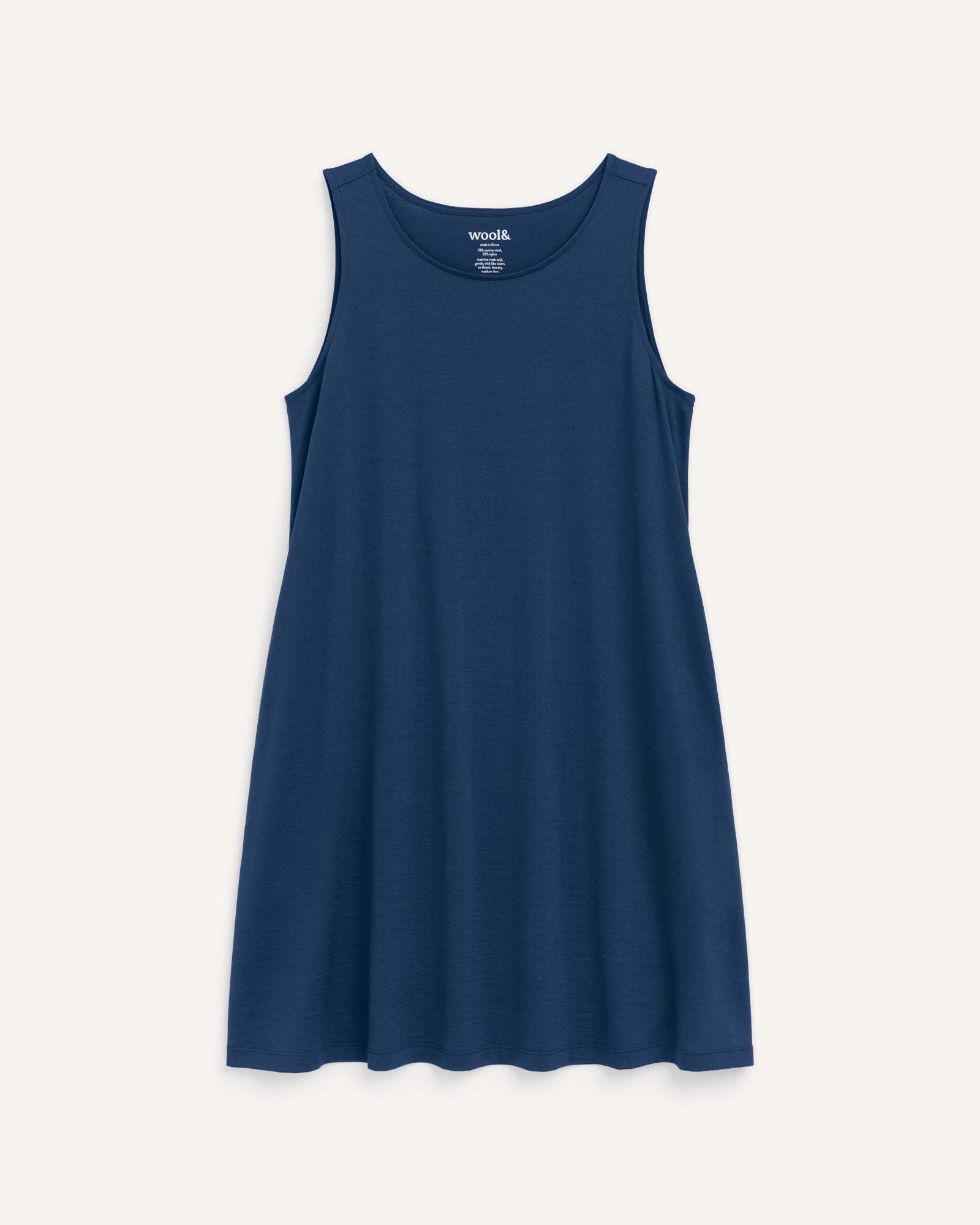Camellia Merino Wool Tank Dress