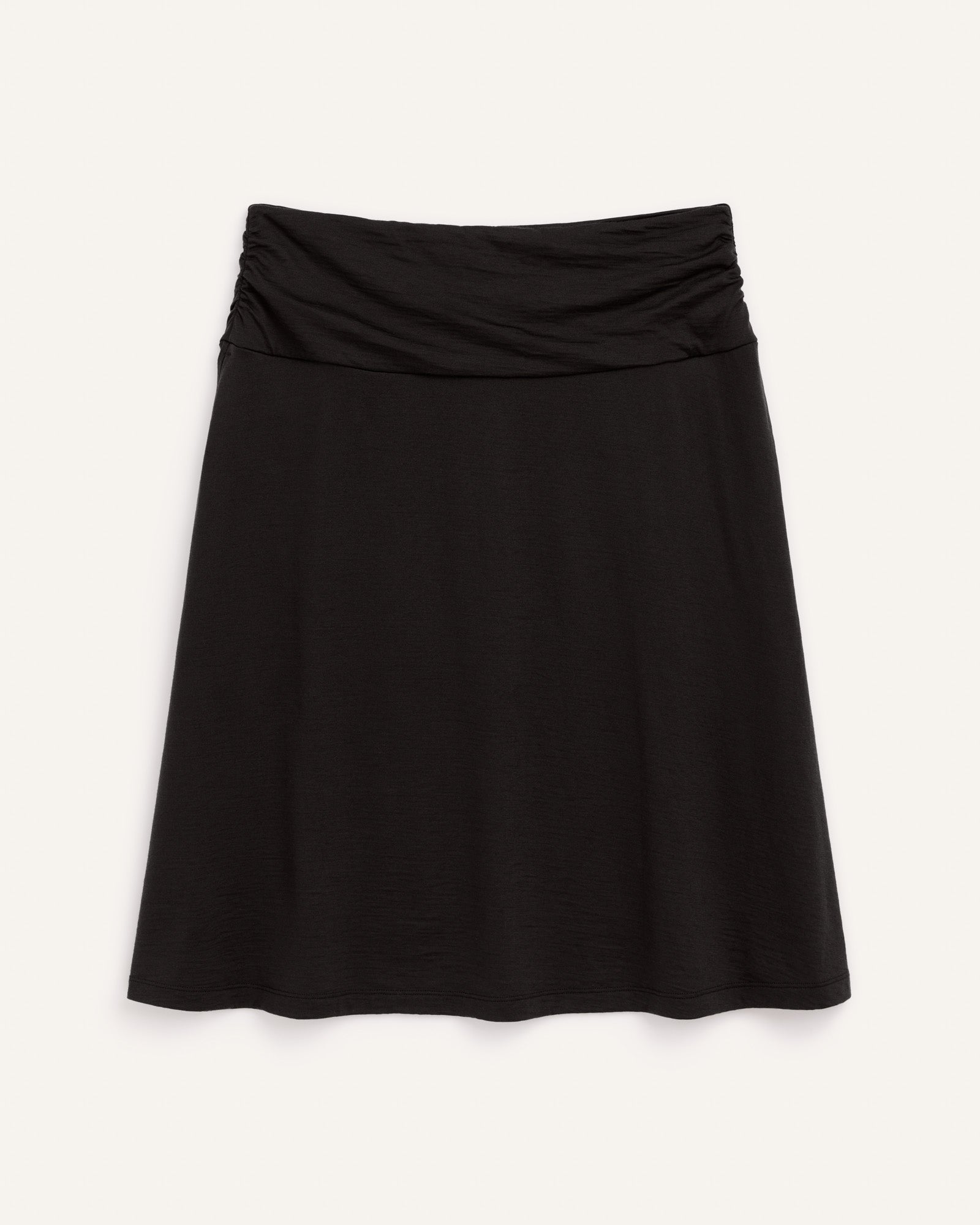 Helena Merino Wool Skirt - Black – Helena Travel Skirt | wool&