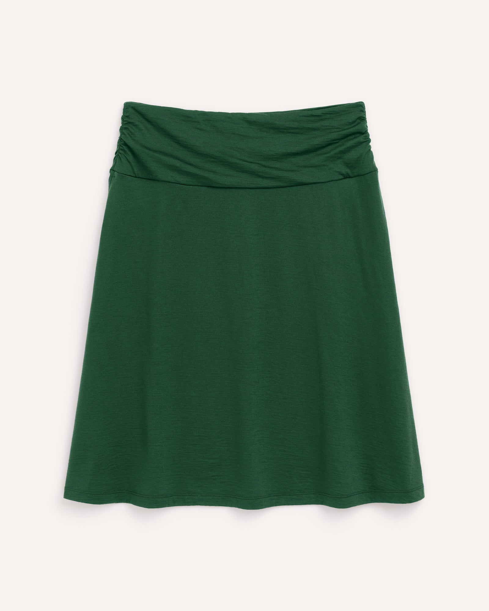 Helena Merino Wool Skirt - Fern Green – Helena Travel Skirt | wool&