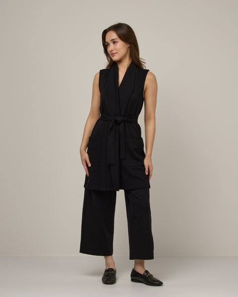 トップス UJOH Big Pocket W Belted Vest BLK3 2020 20250219-