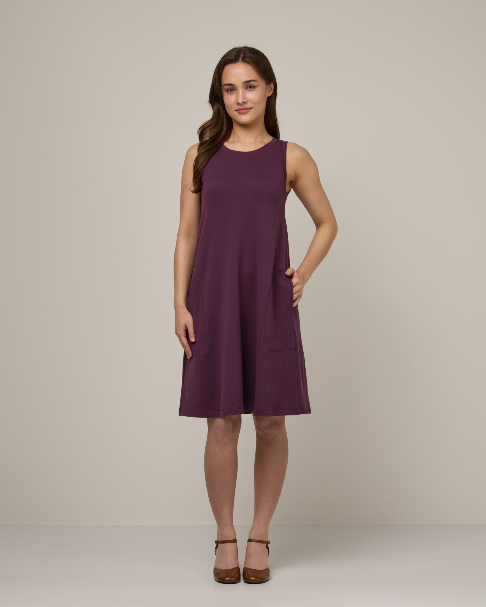 Sierra Merino Wool Tank Dress - Marionberry Sierra Merino Wool Tank Dress - Marionberry
