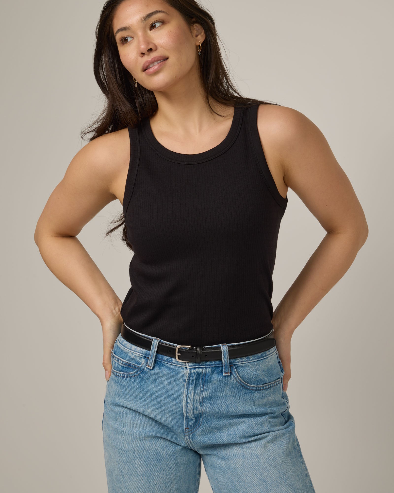 Lily Ribbed Tank