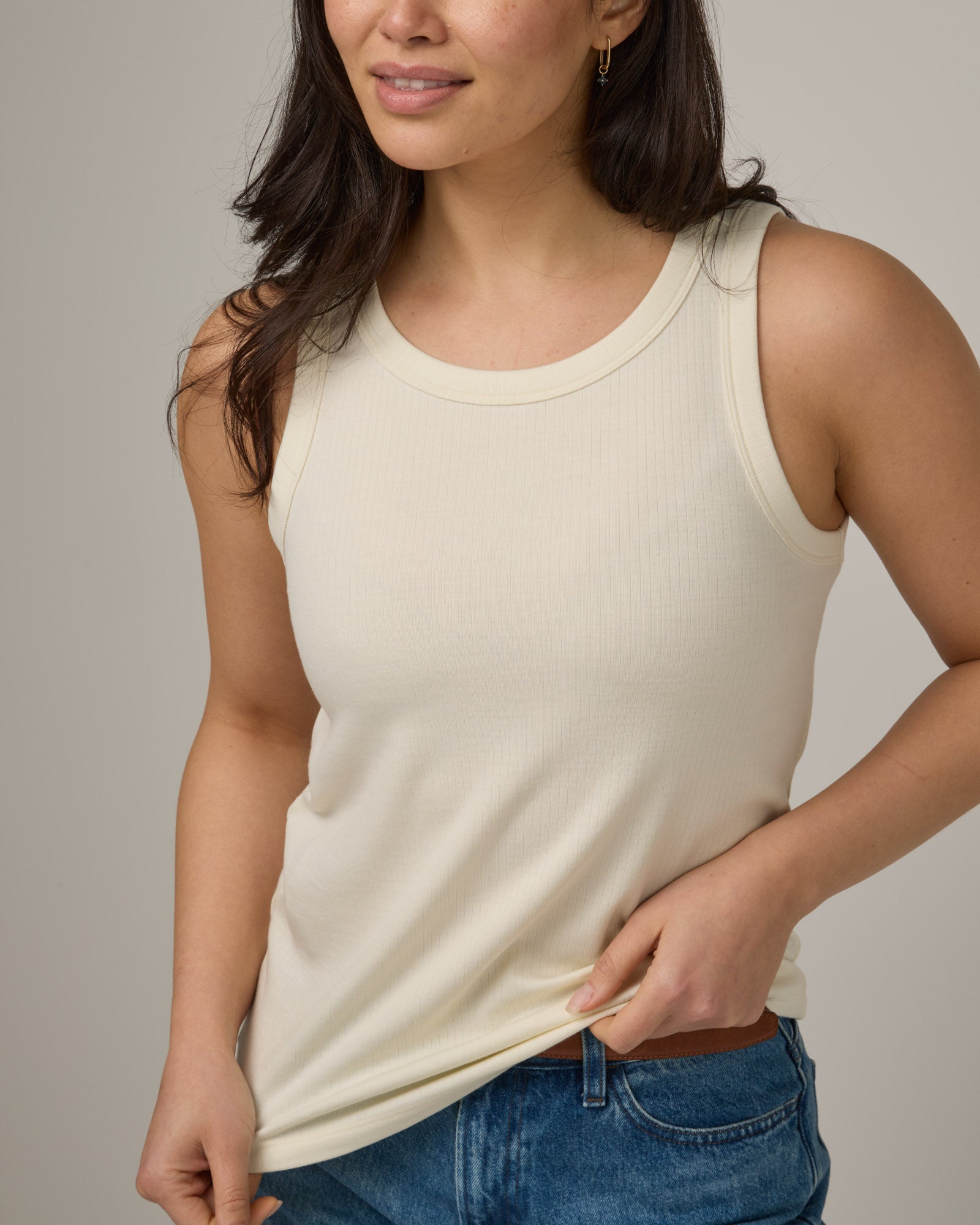 Lily Ribbed Tank