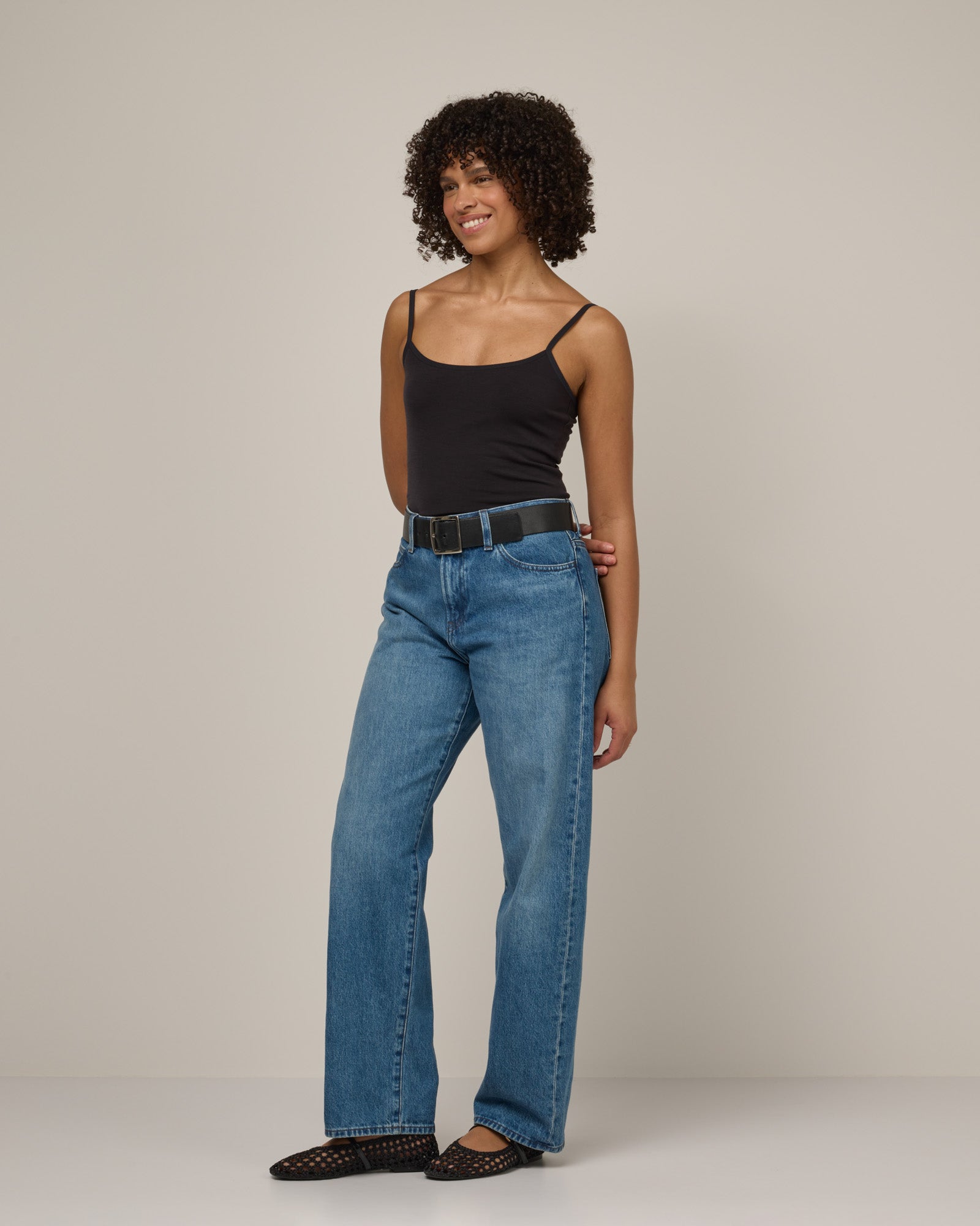 Roam Merino Wool Shelf Bra Cami - Black – Roam Shelf Bra Cami | wool&