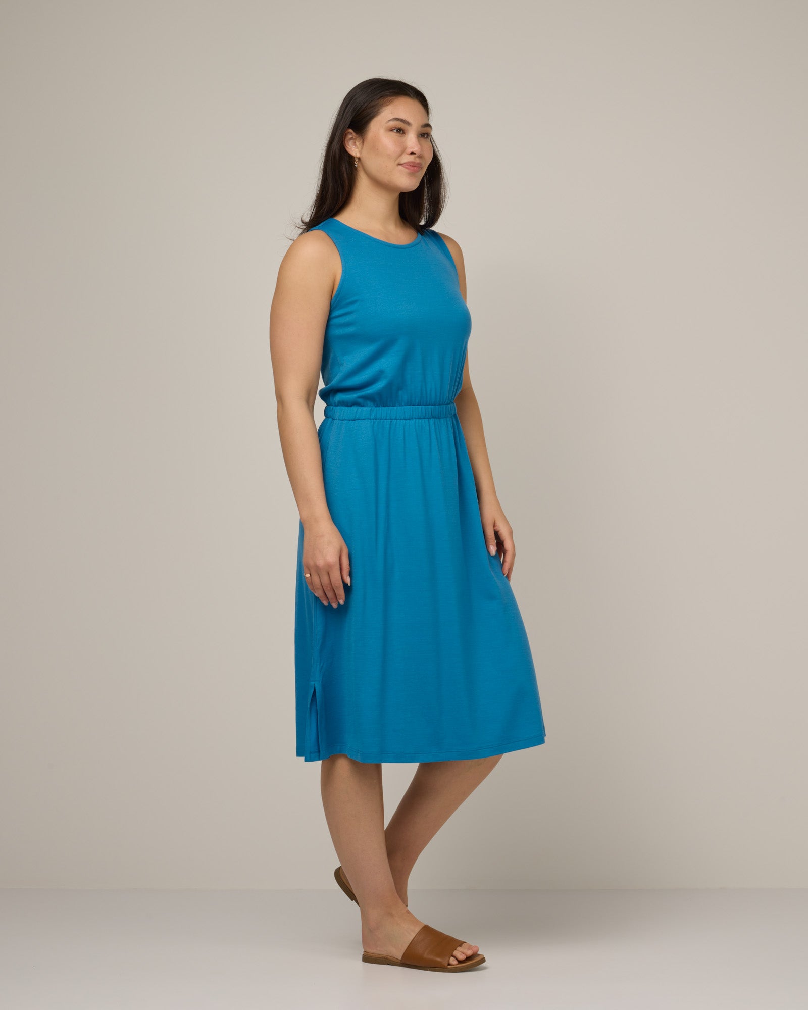 Sofia Merino Wool Fit & Flare Dress